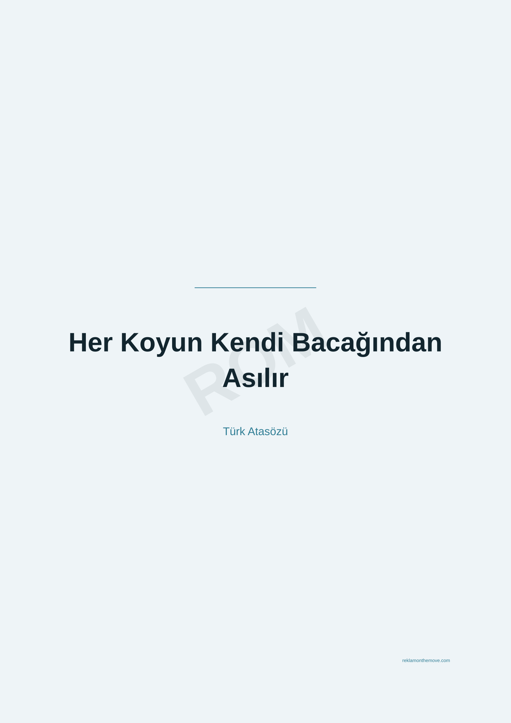 Her Koyun Kendi Bacağından Asılır · Okyanus · A2 — ROM dijital ürün önizlemesi (filigranlı)