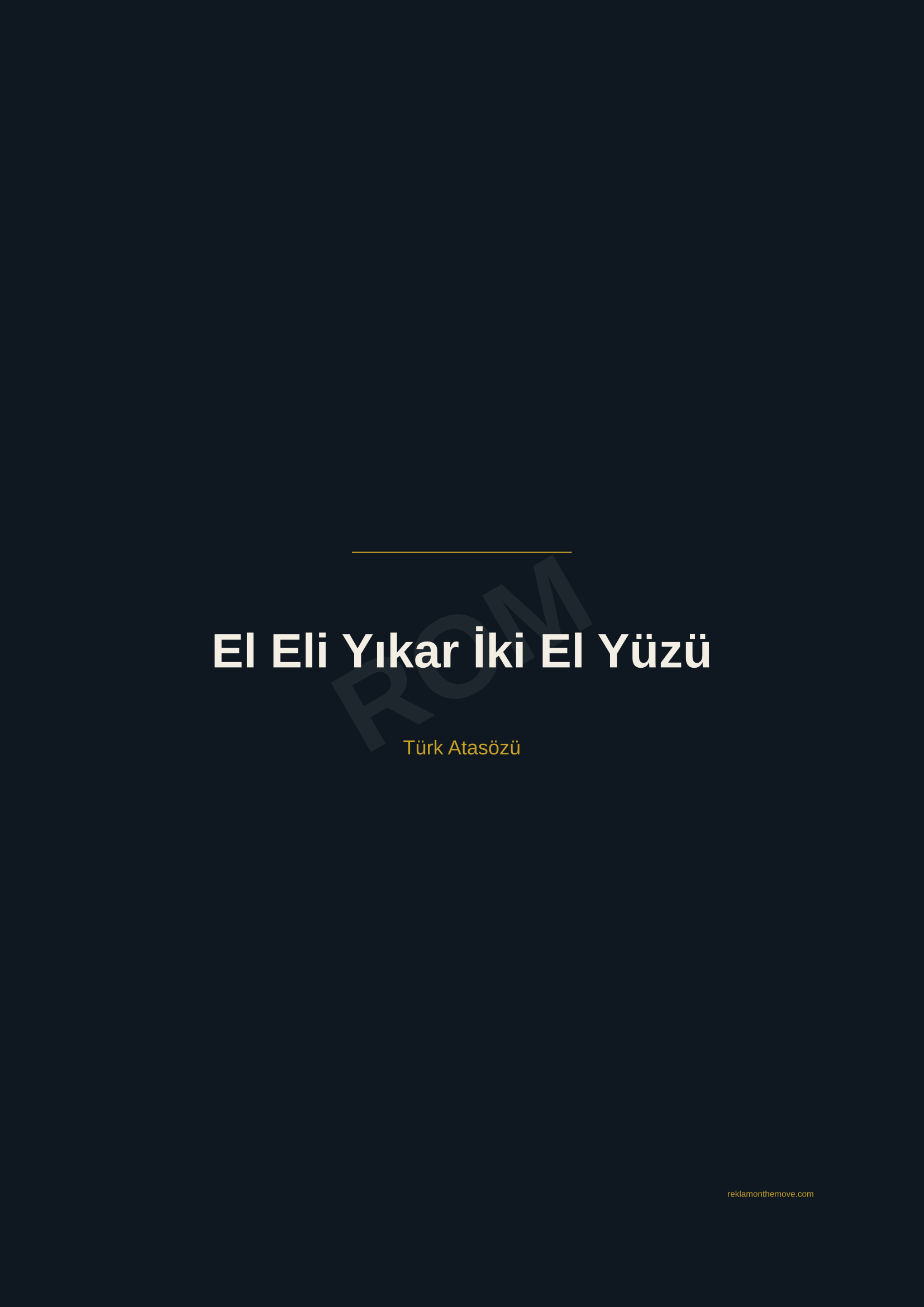 El Eli Yıkar İki El Yüzü · Gece — ROM dijital ürün önizlemesi (filigranlı)