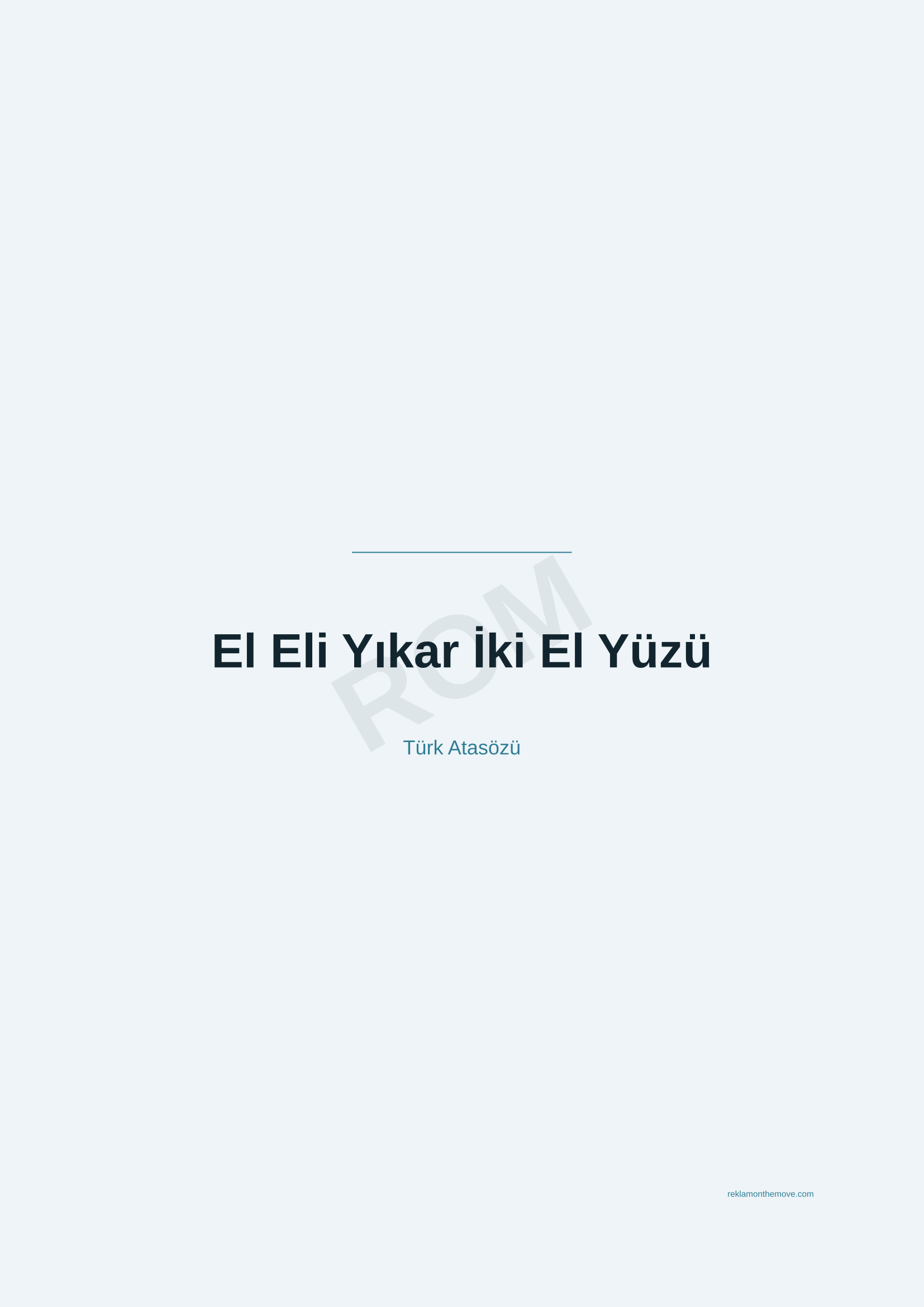 El Eli Yıkar İki El Yüzü · Okyanus · A2 — ROM dijital ürün önizlemesi (filigranlı)