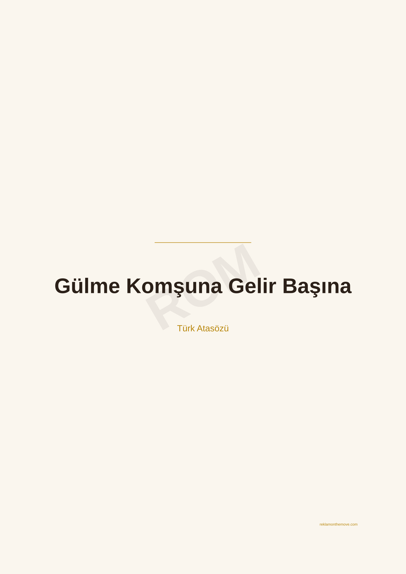 Gülme Komşuna Gelir Başına · Espresso — ROM dijital ürün önizlemesi (filigranlı)
