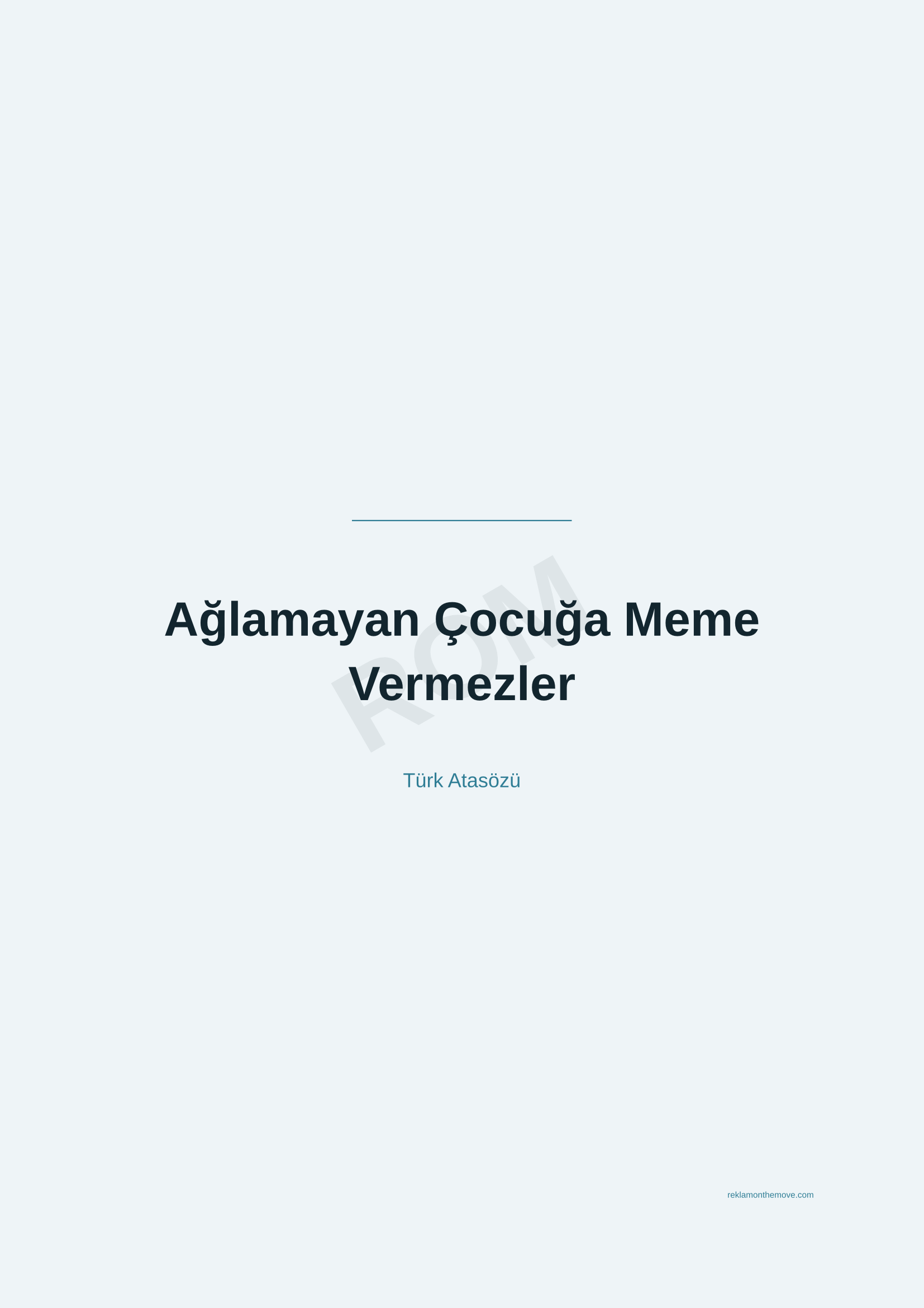 Ağlamayan Çocuğa Meme Vermezler · Okyanus — ROM dijital ürün önizlemesi (filigranlı)