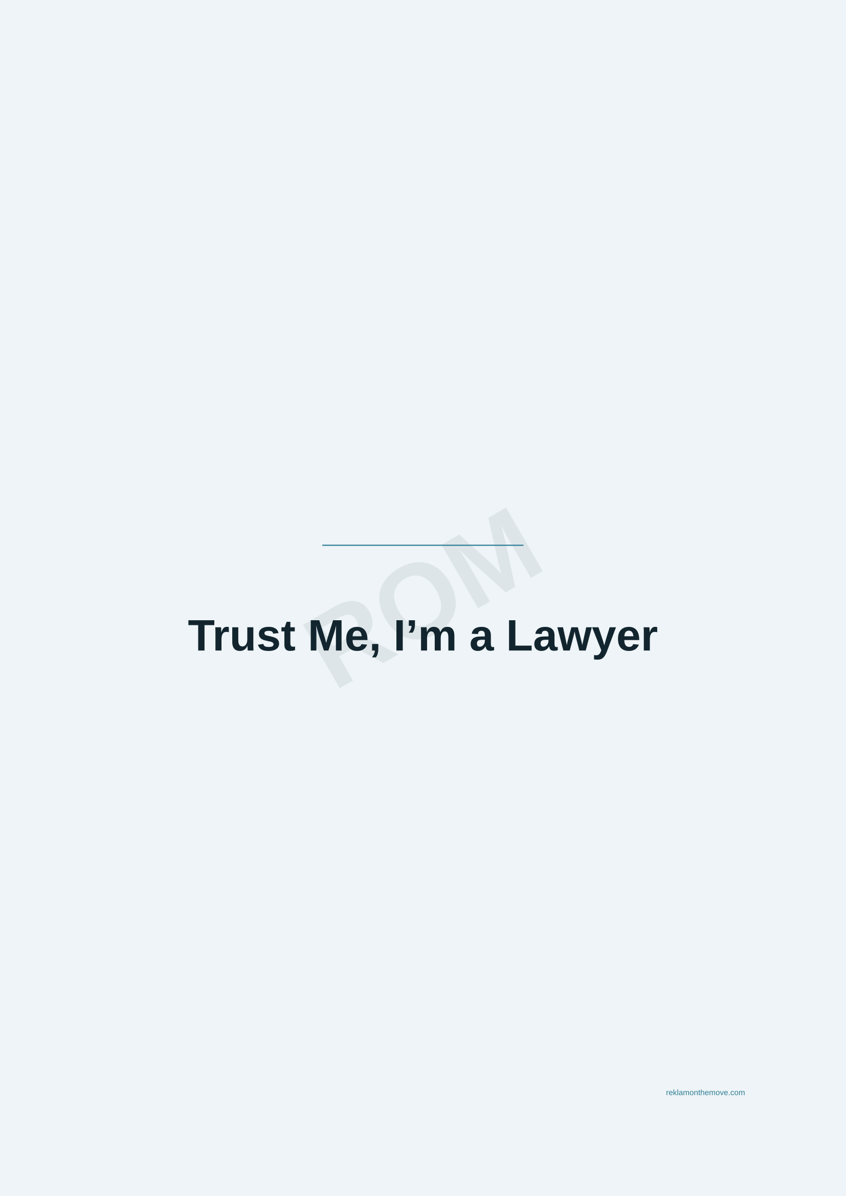 Trust Me, I'm a Lawyer · Okyanus — ROM dijital ürün önizlemesi (filigranlı)