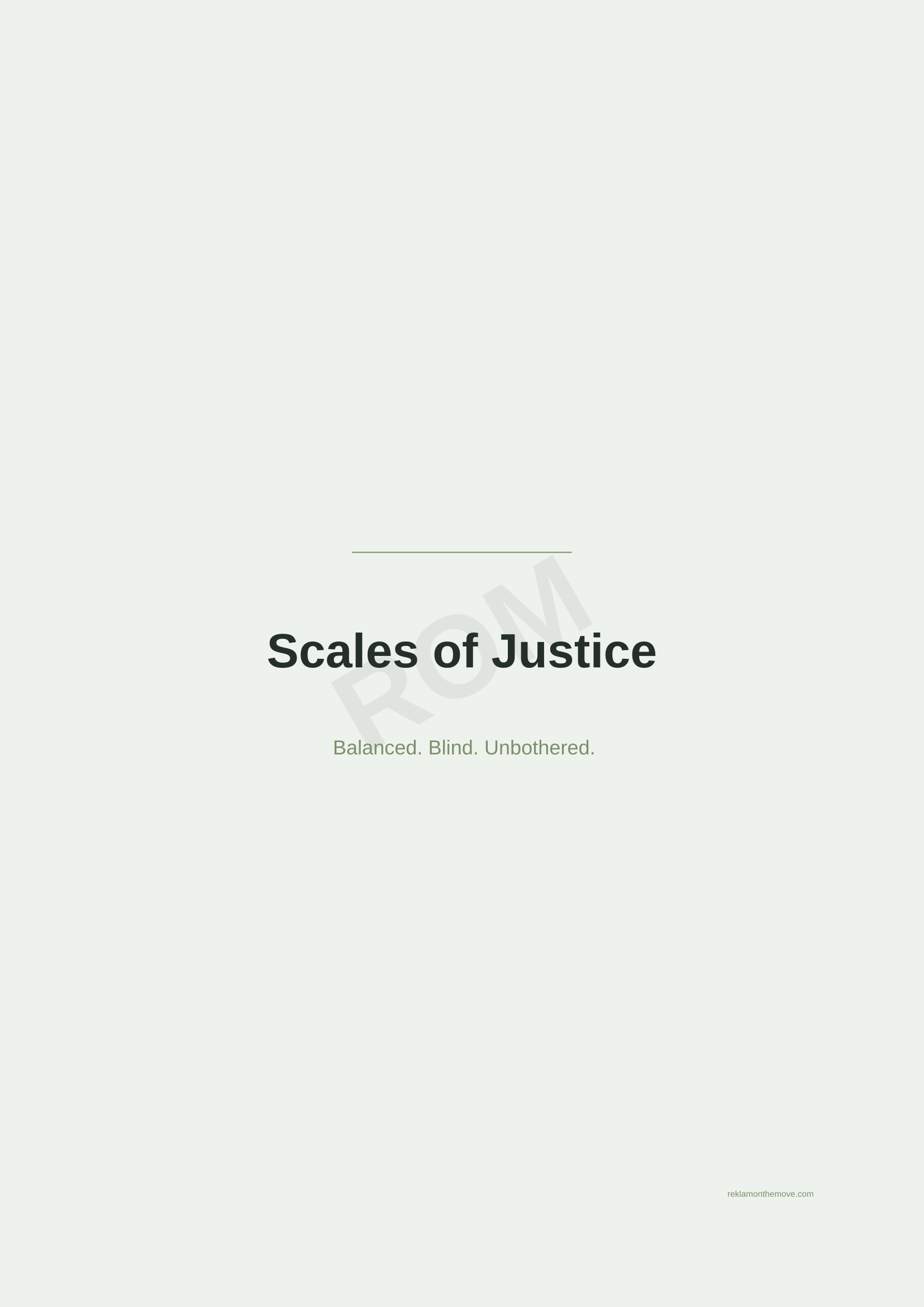 Scales of Justice · Adaçayı — ROM dijital ürün önizlemesi (filigranlı)