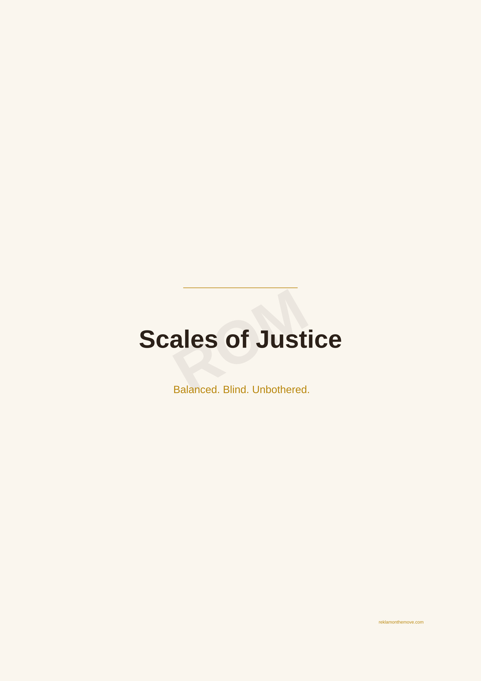 Scales of Justice · Espresso — ROM dijital ürün önizlemesi (filigranlı)