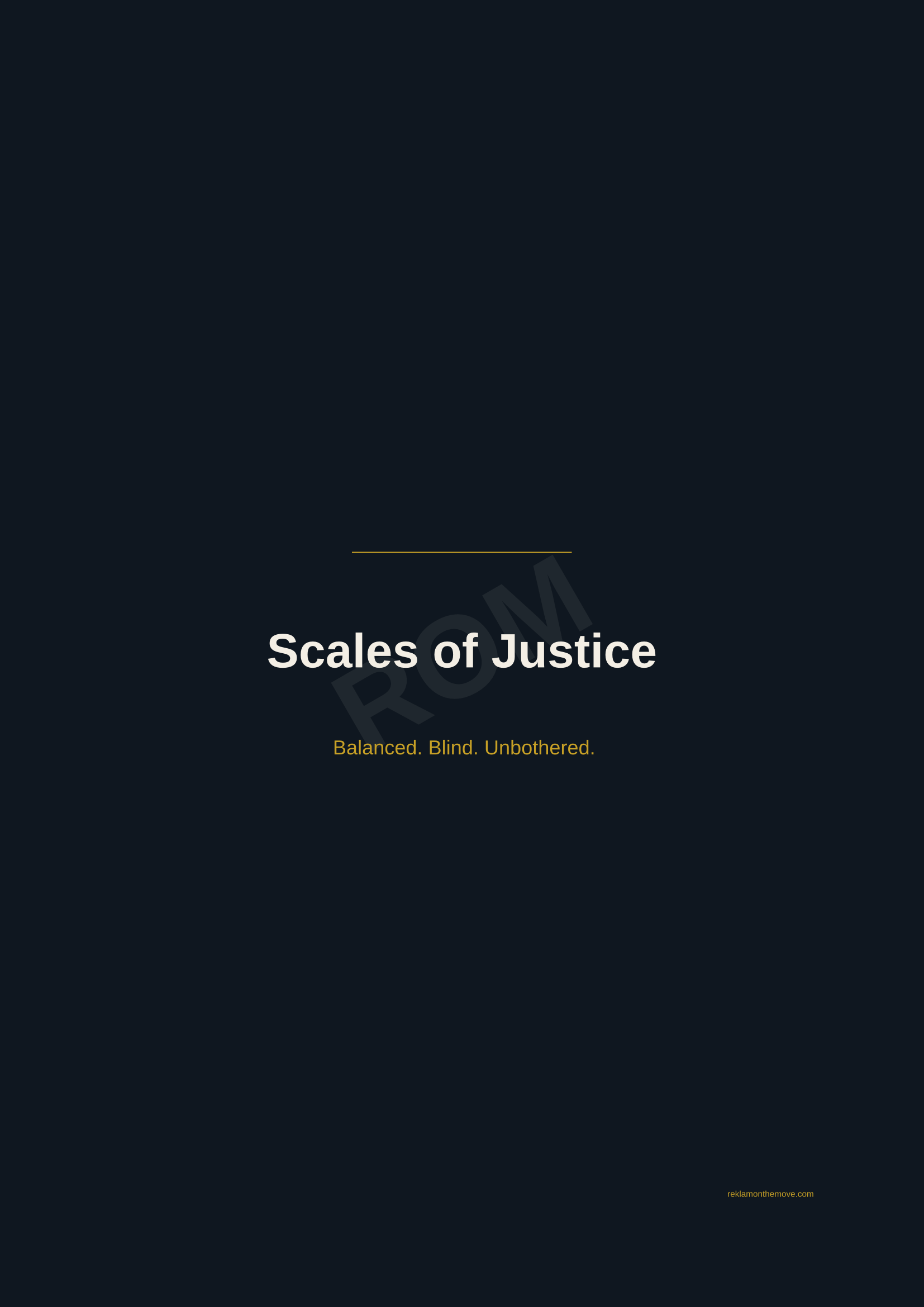 Scales of Justice · Gece — ROM dijital ürün önizlemesi (filigranlı)