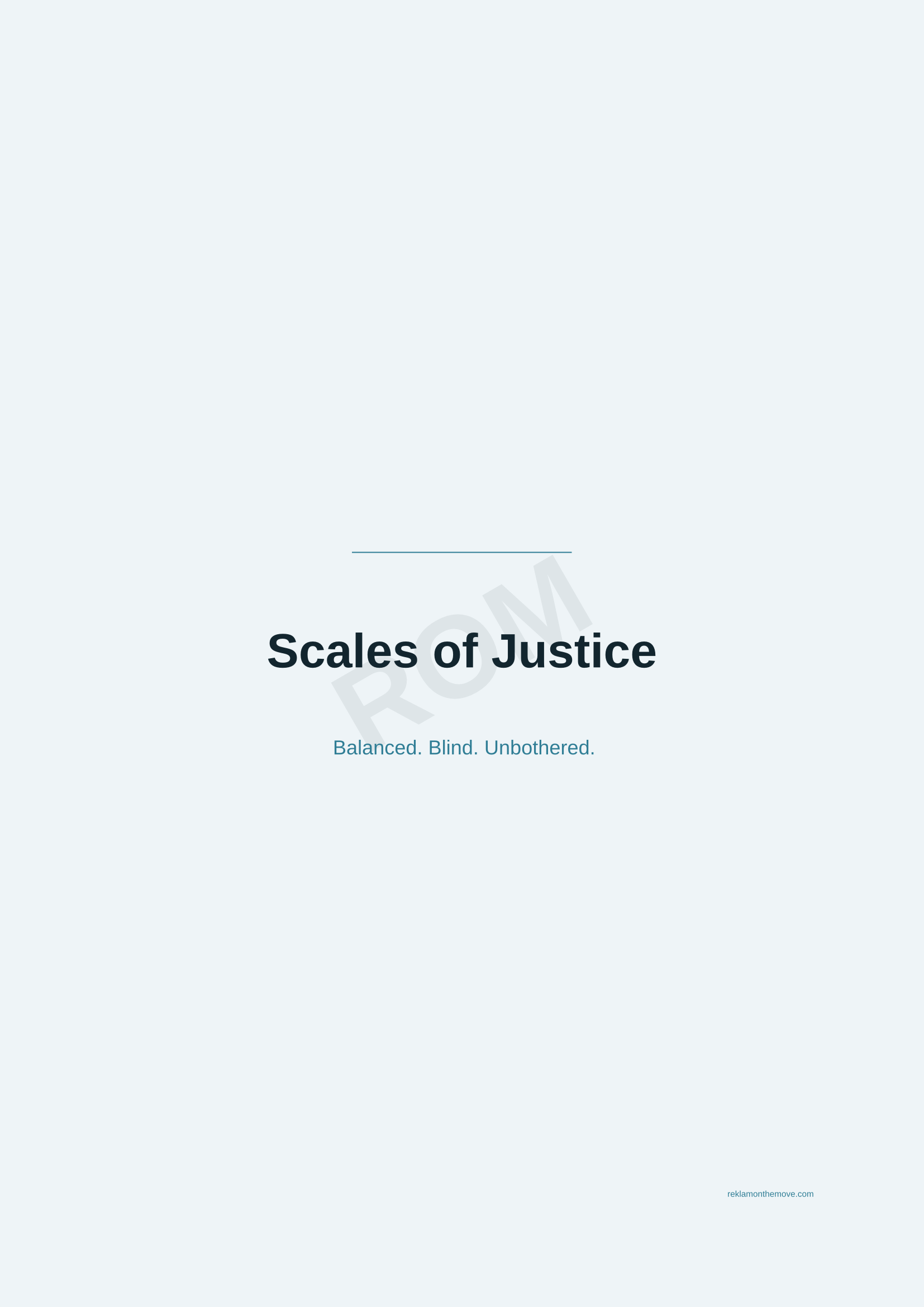 Scales of Justice · Okyanus — ROM dijital ürün önizlemesi (filigranlı)