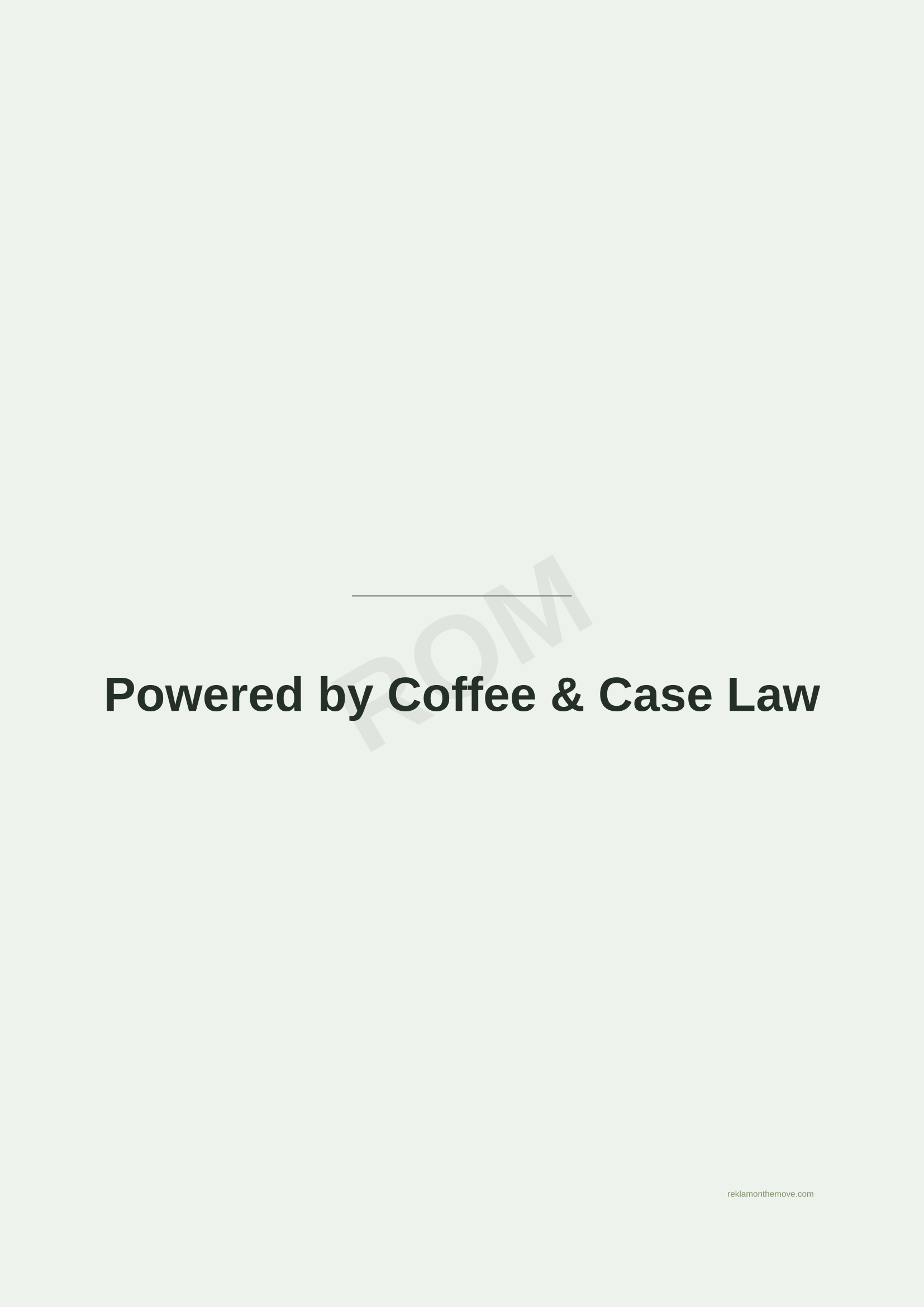 Powered by Coffee & Case Law · Adaçayı — ROM dijital ürün önizlemesi (filigranlı)