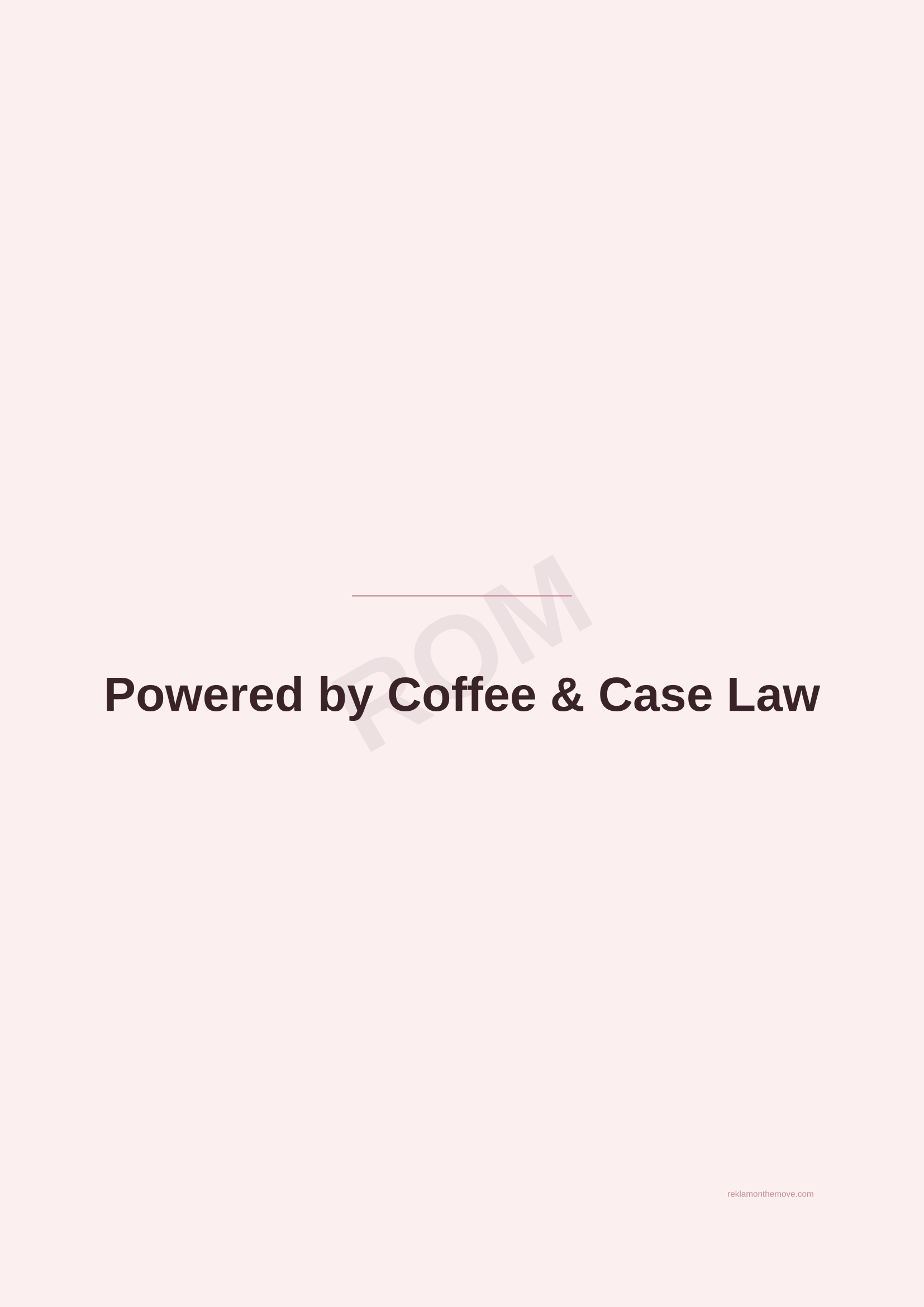 Powered by Coffee & Case Law · Gül — ROM dijital ürün önizlemesi (filigranlı)