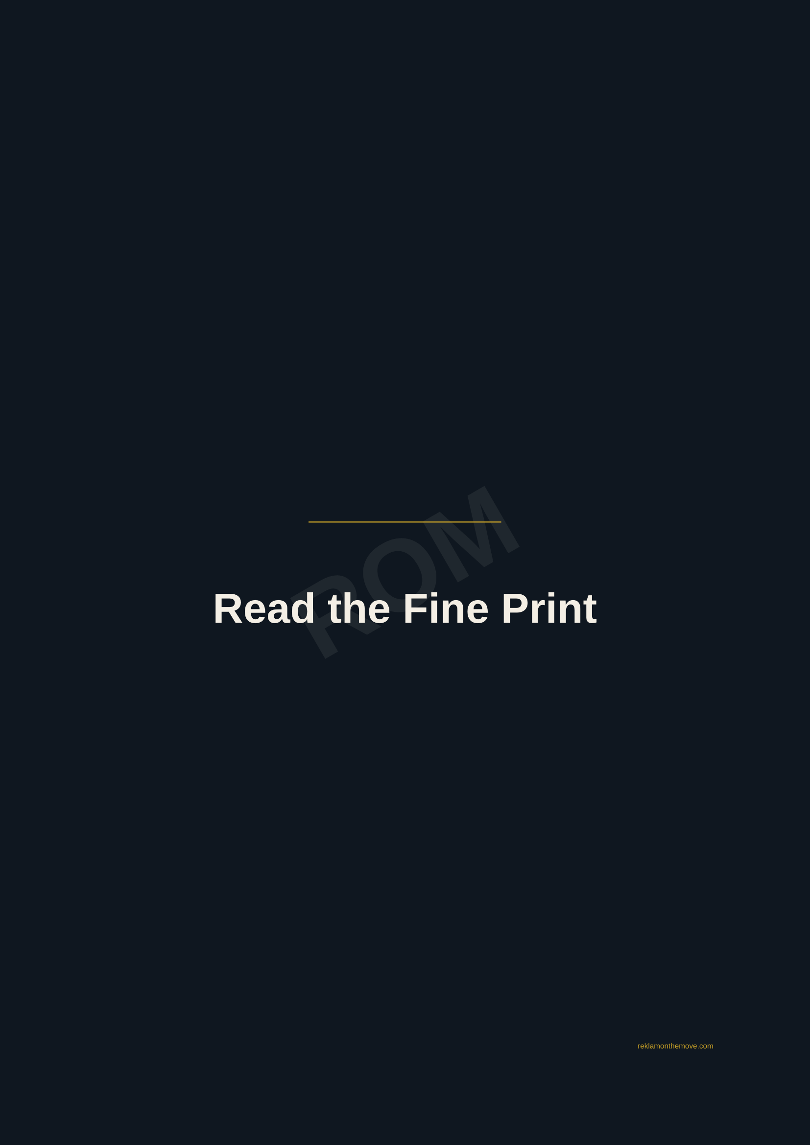 Read the Fine Print · Gece — ROM dijital ürün önizlemesi (filigranlı)
