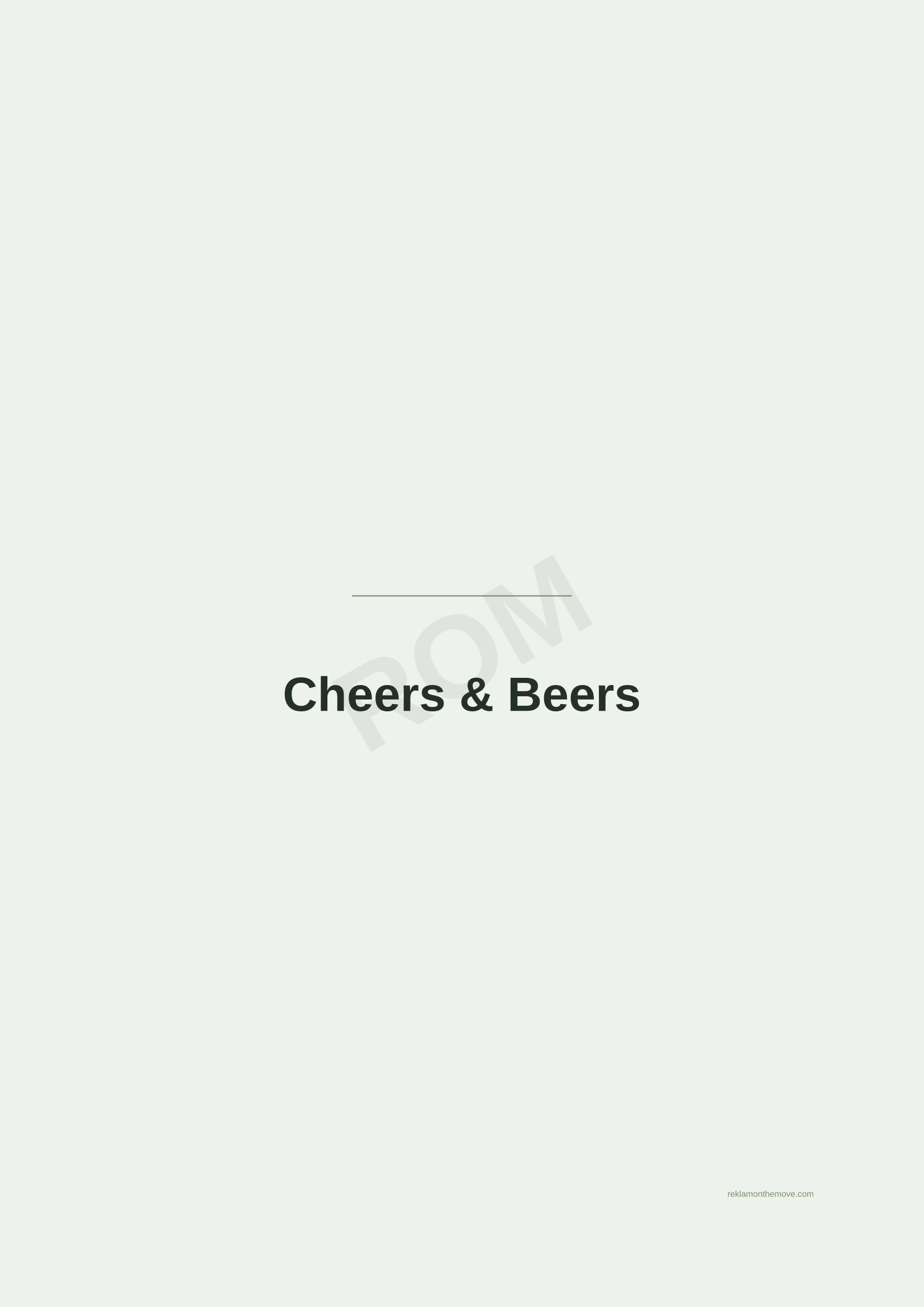 Cheers & Beers · Adaçayı — ROM dijital ürün önizlemesi (filigranlı)