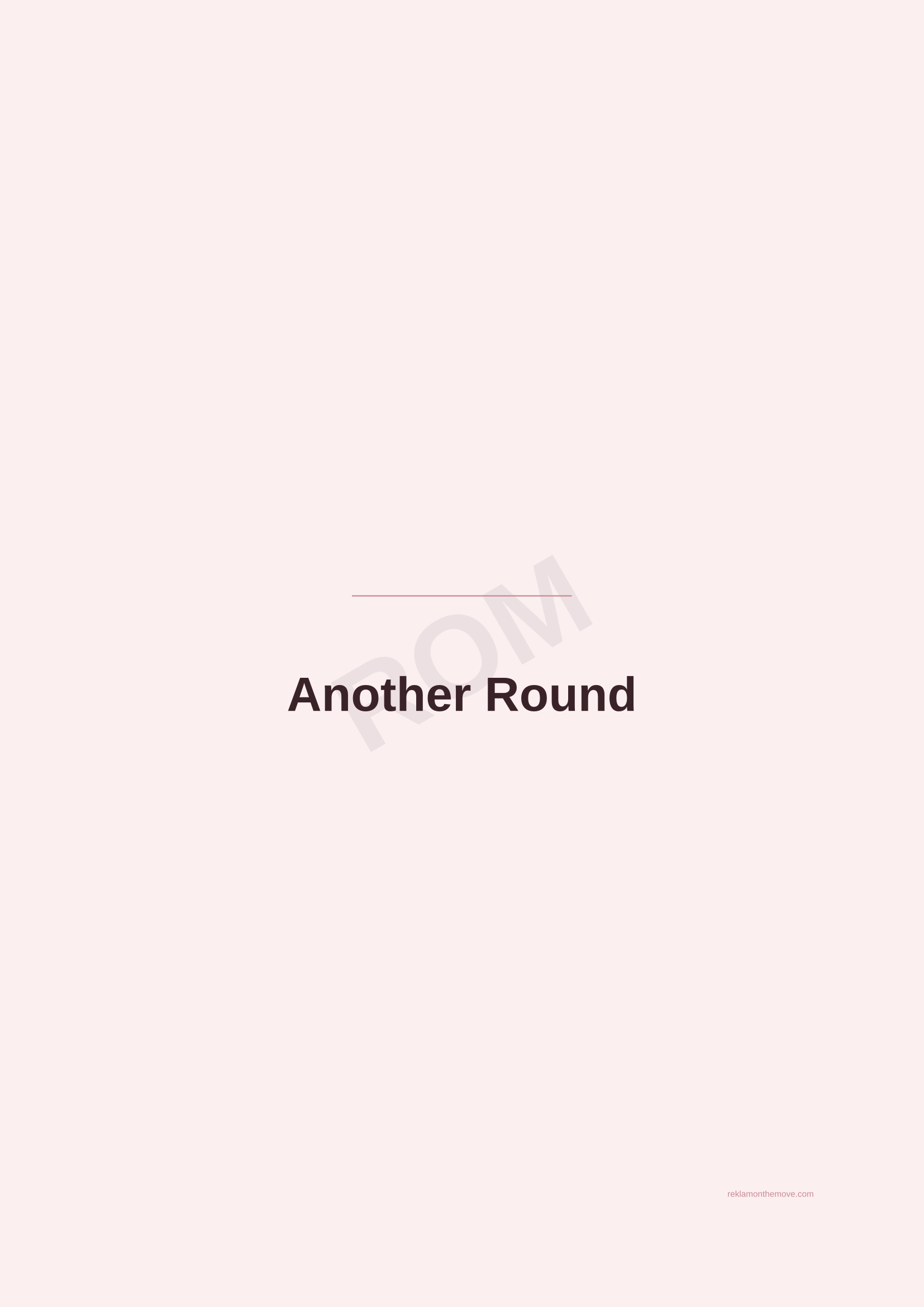 Another Round · Gül — ROM dijital ürün önizlemesi (filigranlı)