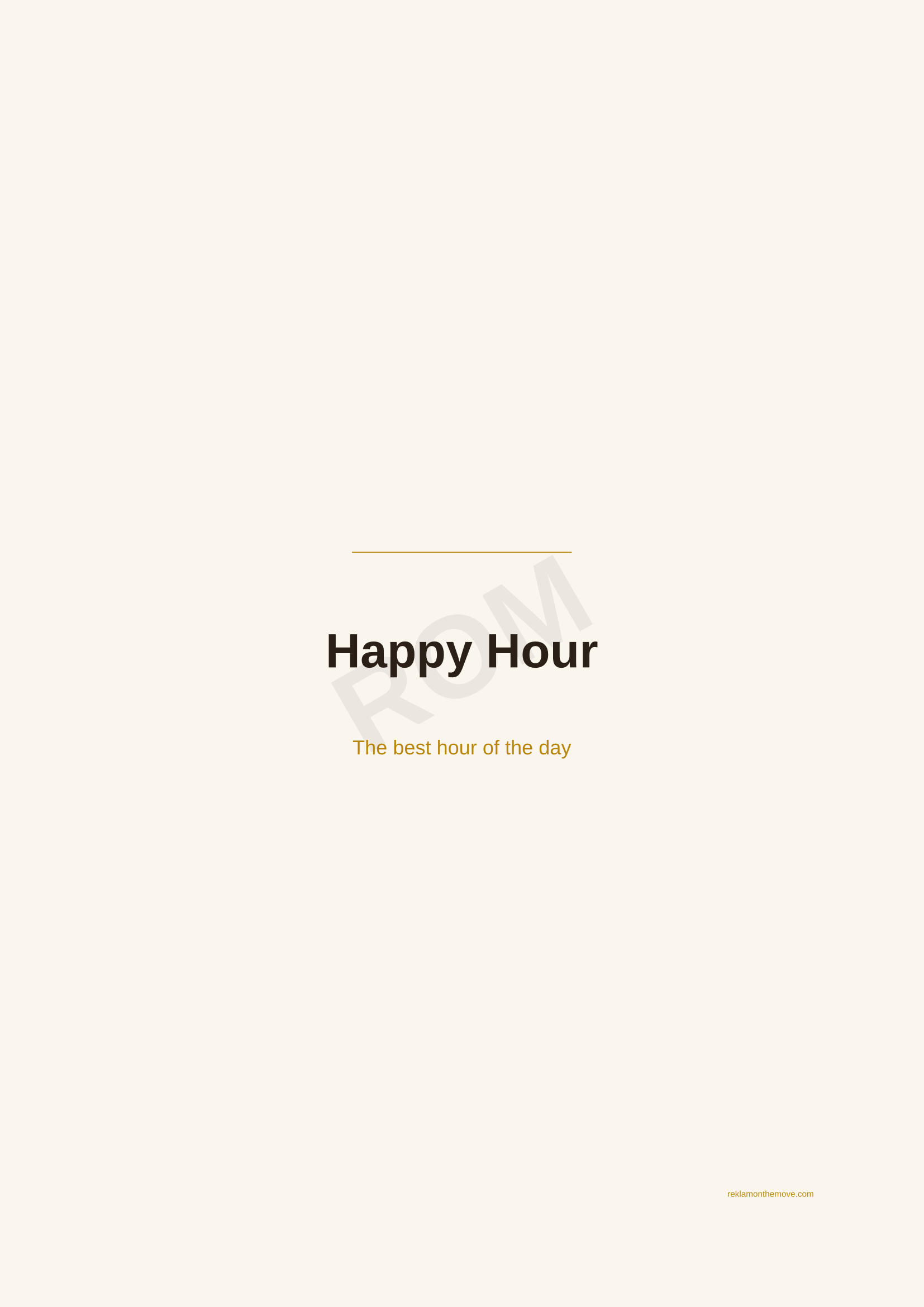 Happy Hour · Espresso — ROM dijital ürün önizlemesi (filigranlı)