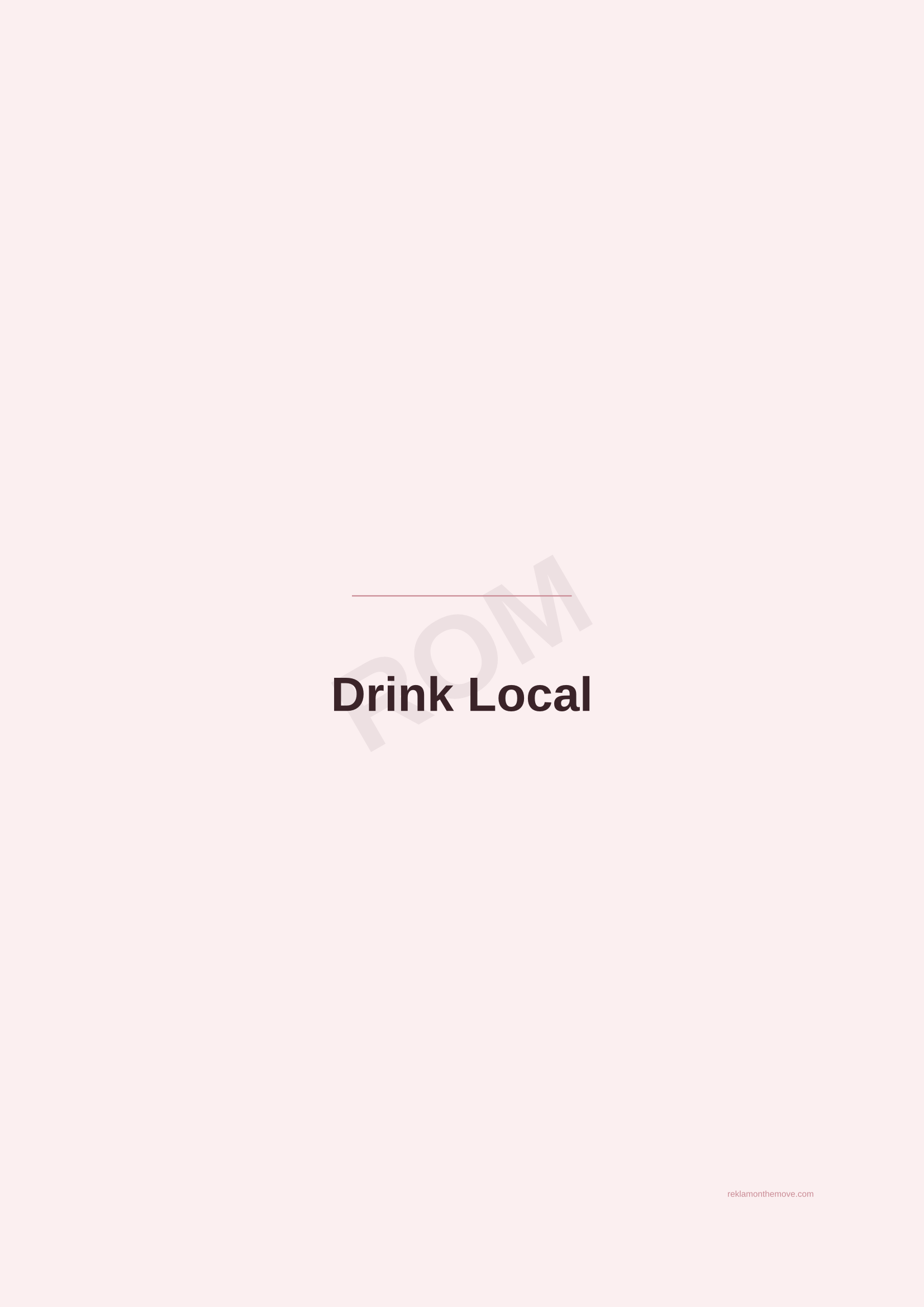 Drink Local · Gül — ROM dijital ürün önizlemesi (filigranlı)