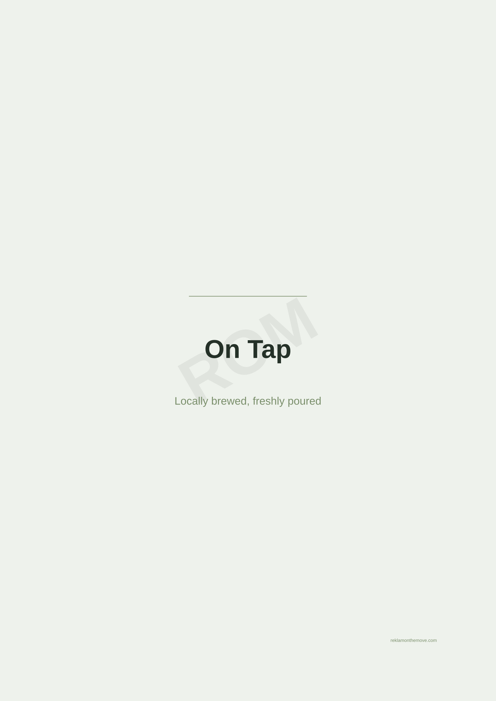 On Tap · Adaçayı — ROM dijital ürün önizlemesi (filigranlı)