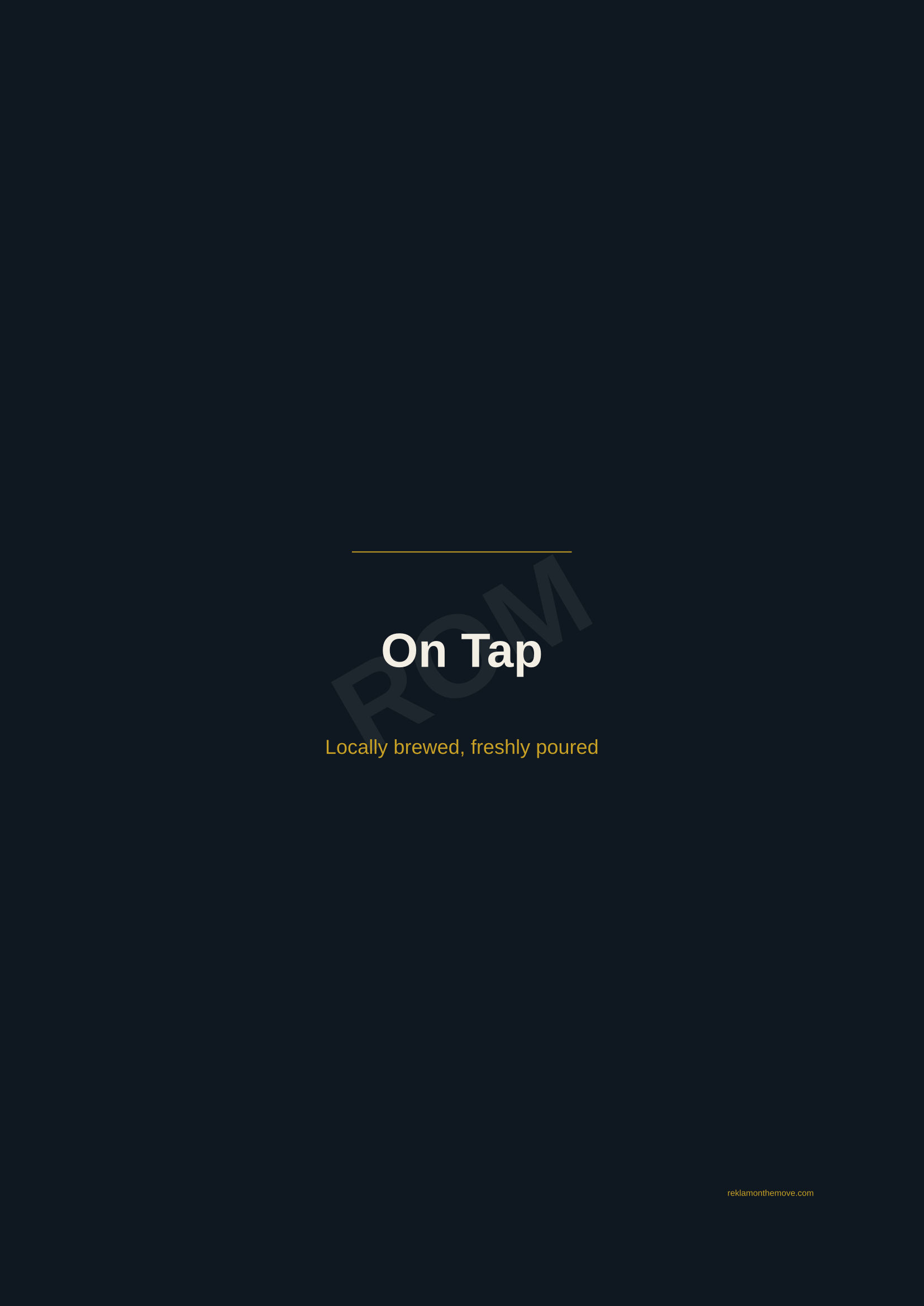On Tap · Gece — ROM dijital ürün önizlemesi (filigranlı)