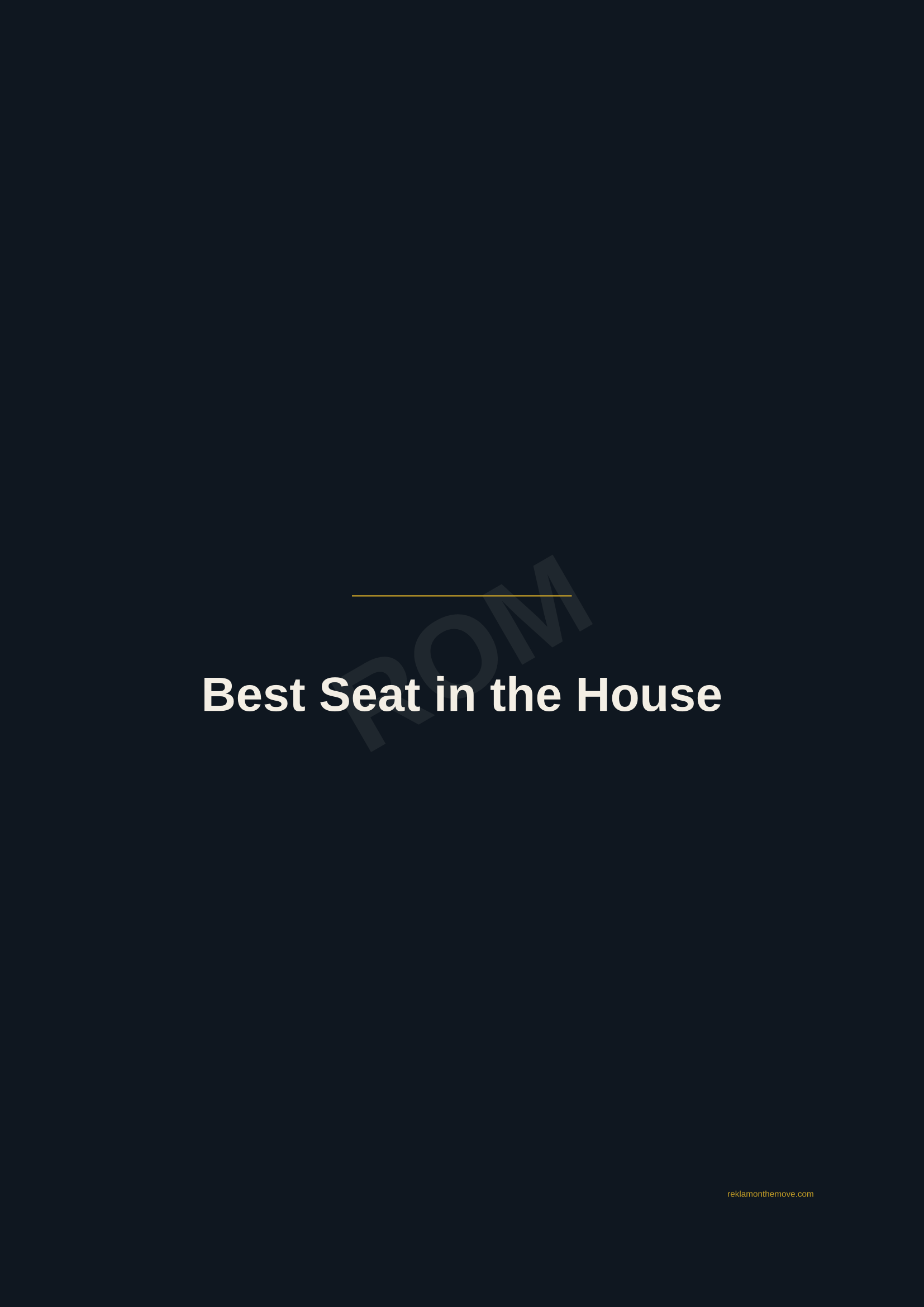 Best Seat in the House · Gece — ROM dijital ürün önizlemesi (filigranlı)