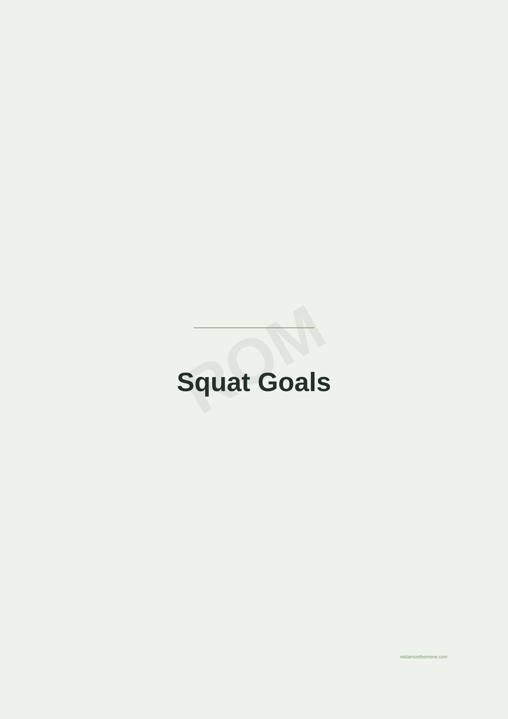 Squat Goals · Adaçayı — ROM dijital ürün önizlemesi (filigranlı)