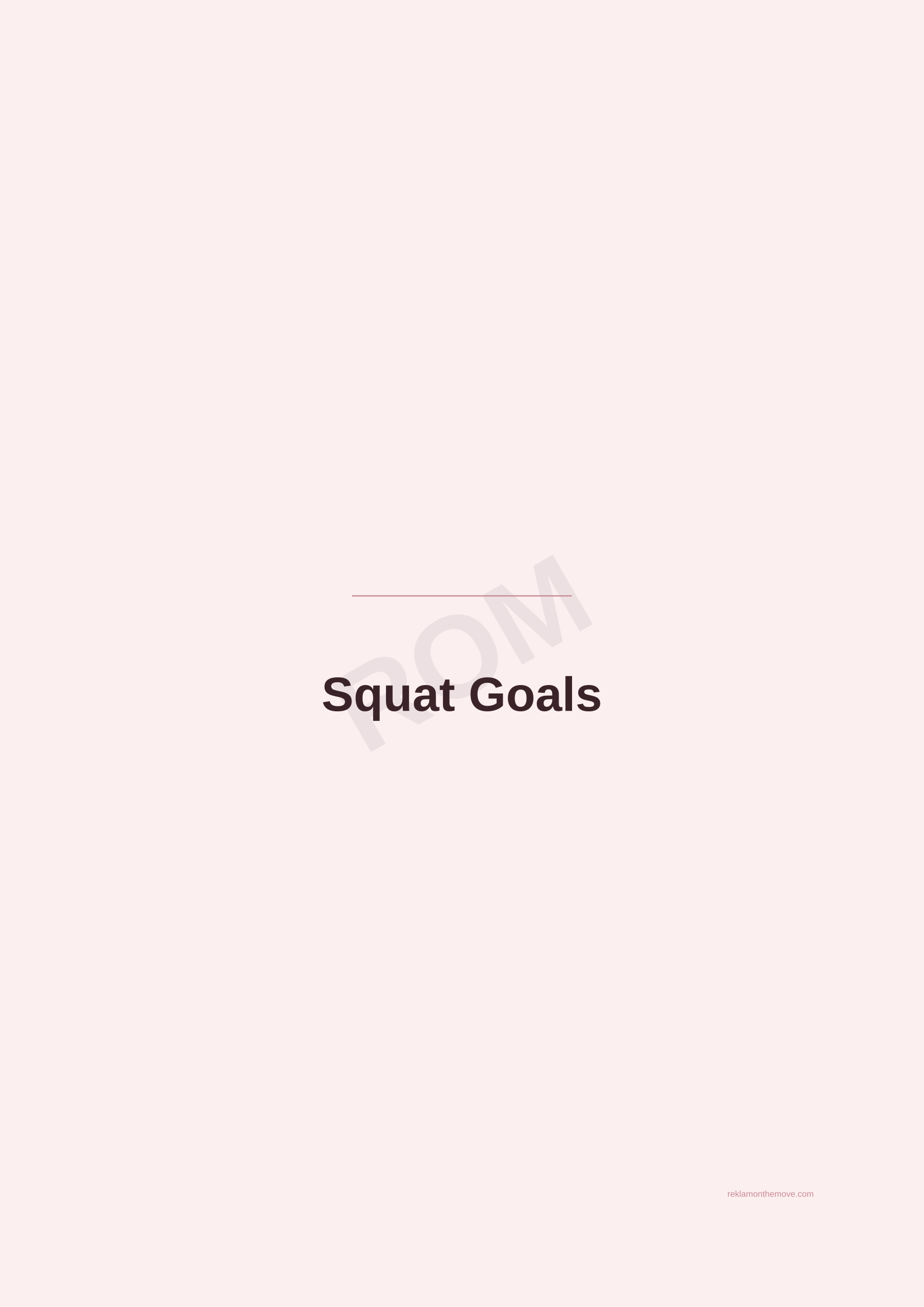 Squat Goals · Gül — ROM dijital ürün önizlemesi (filigranlı)