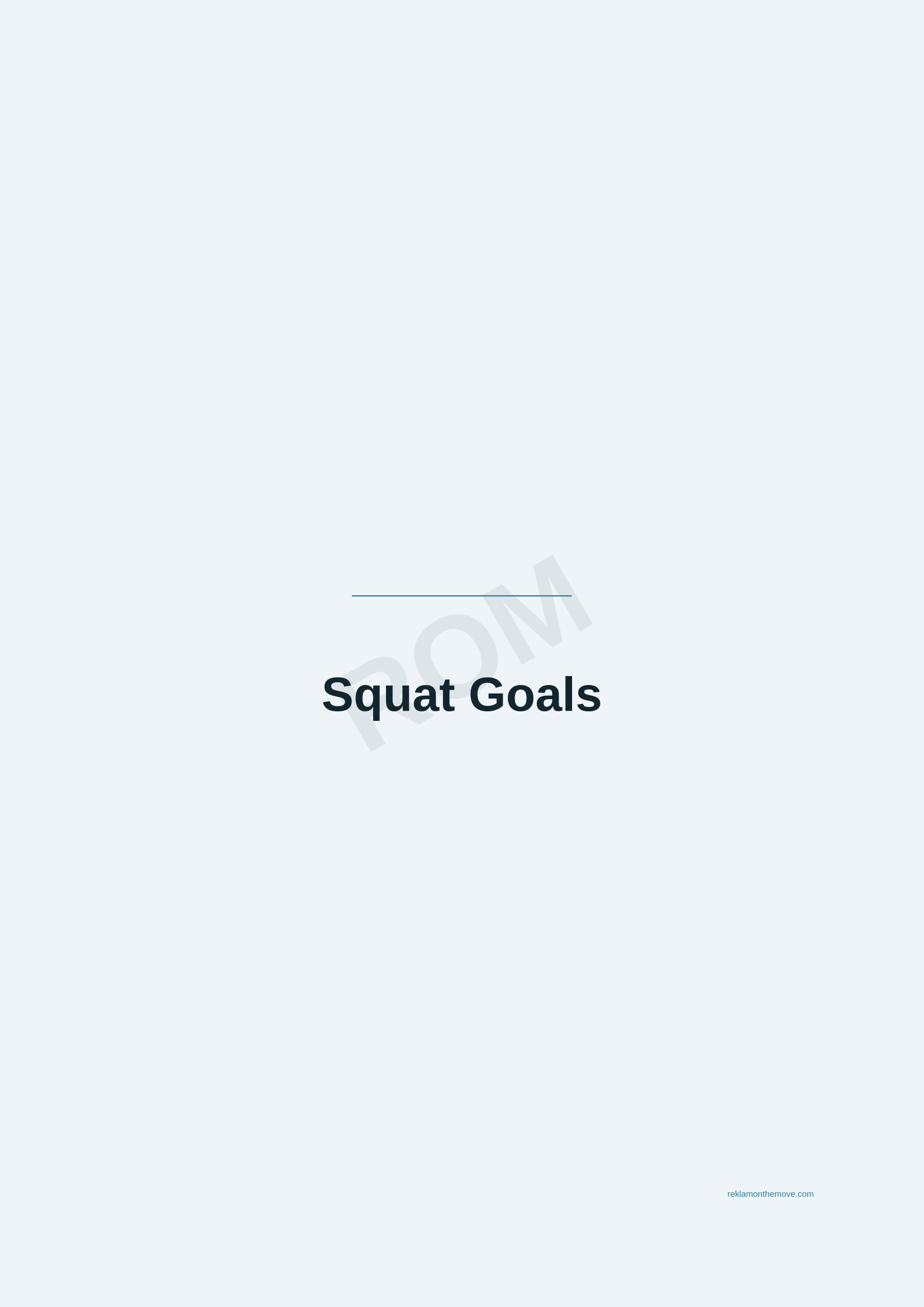 Squat Goals · Okyanus — ROM dijital ürün önizlemesi (filigranlı)