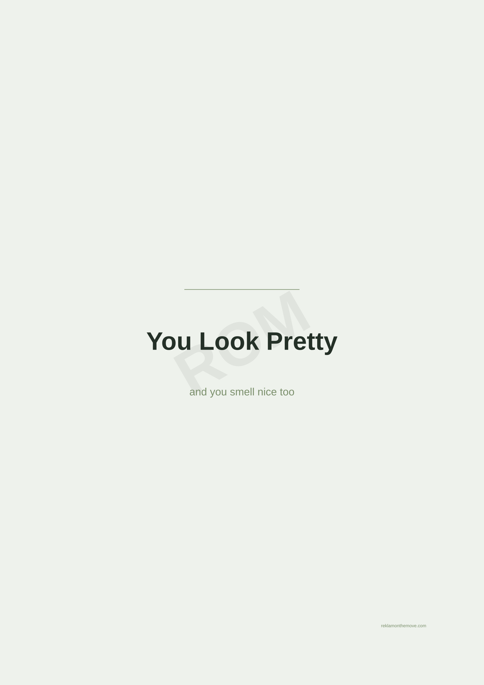 You Look Pretty · Adaçayı — ROM dijital ürün önizlemesi (filigranlı)