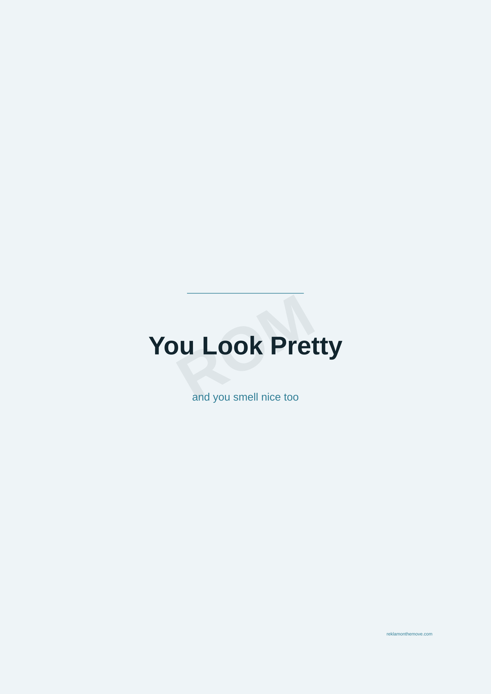 You Look Pretty · Okyanus — ROM dijital ürün önizlemesi (filigranlı)