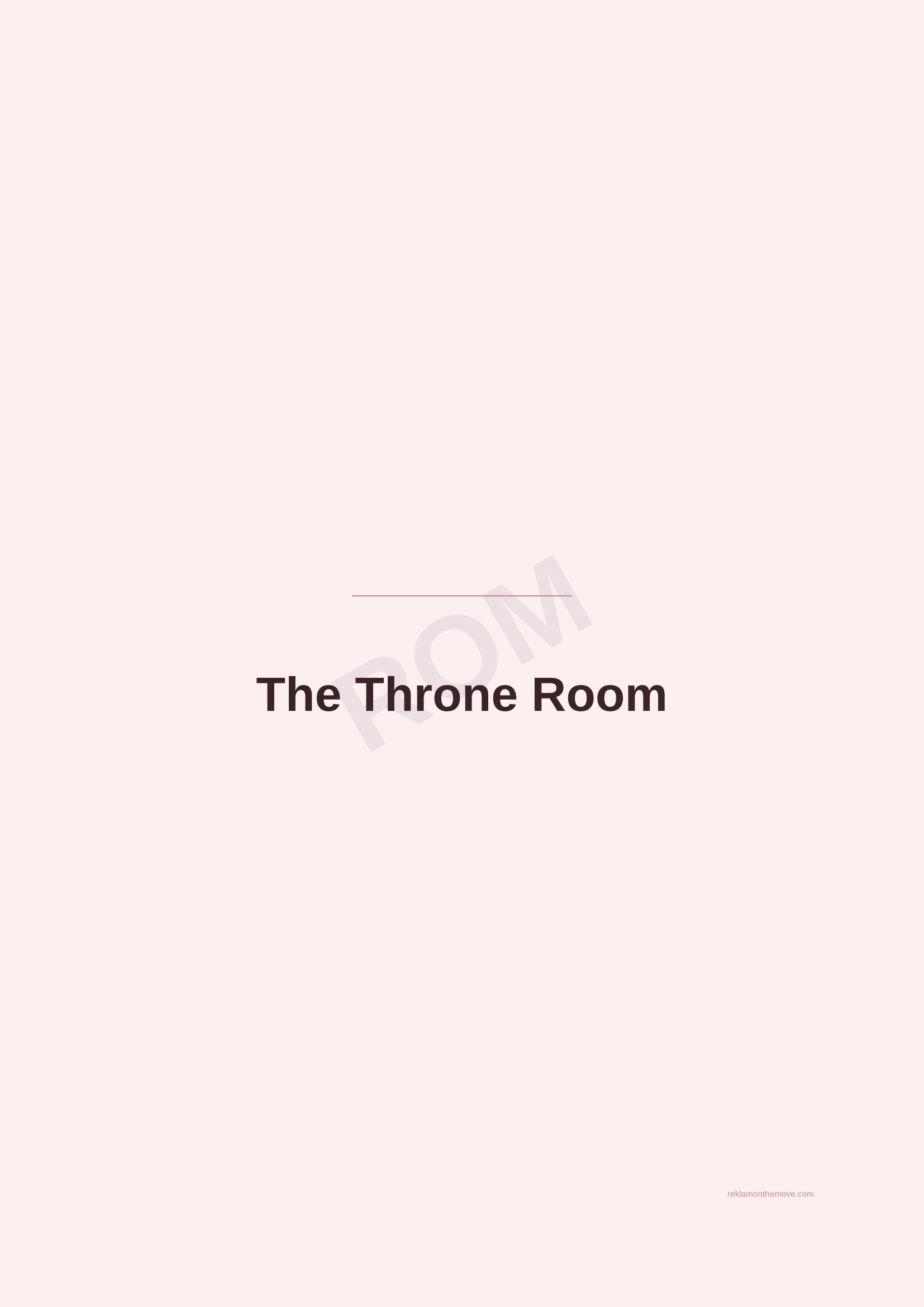 The Throne Room · Gül — ROM dijital ürün önizlemesi (filigranlı)