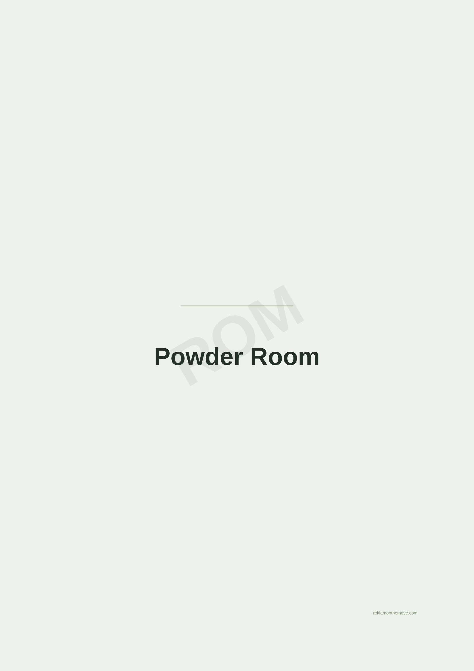 Powder Room · Adaçayı — ROM dijital ürün önizlemesi (filigranlı)