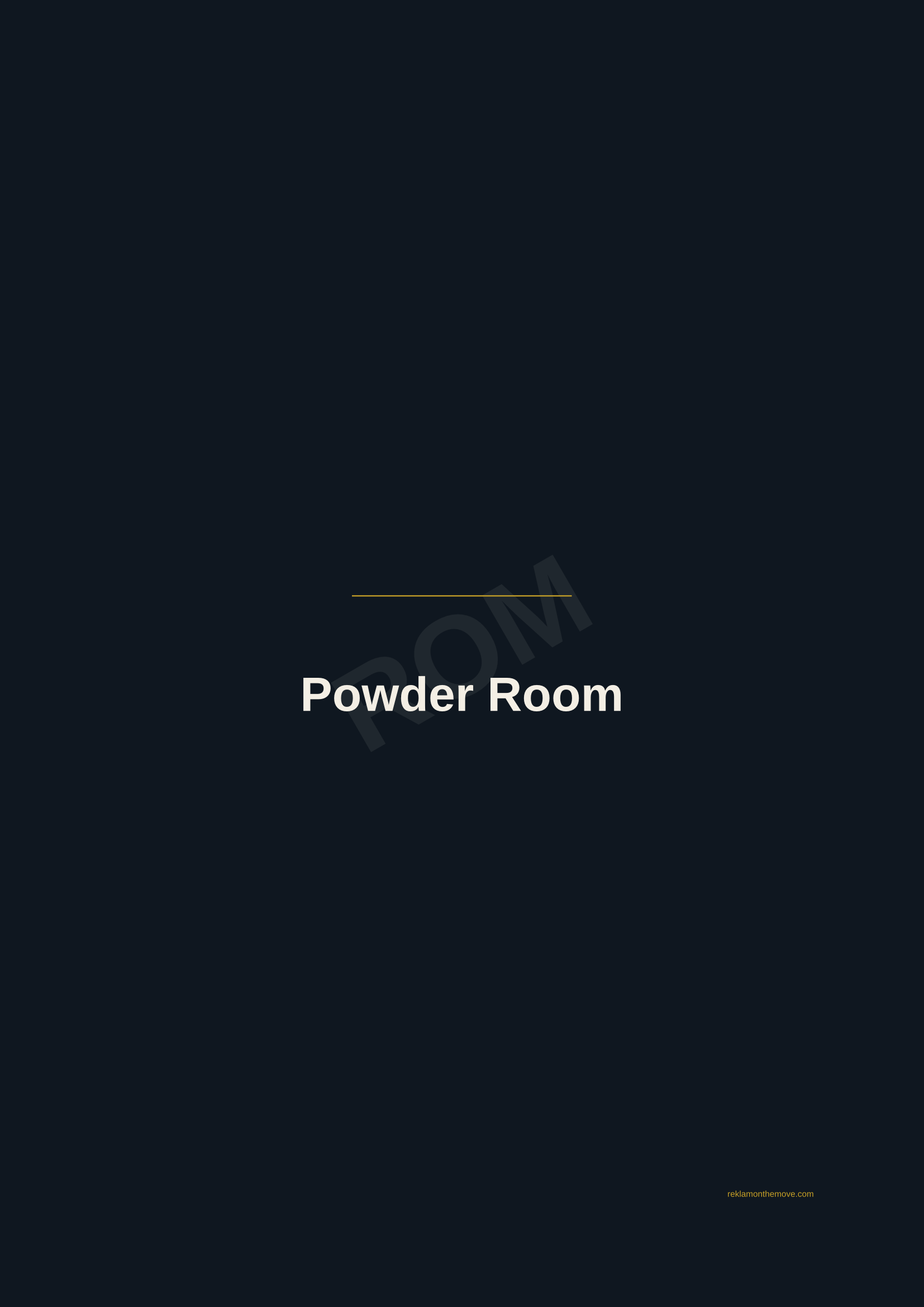 Powder Room · Gece — ROM dijital ürün önizlemesi (filigranlı)