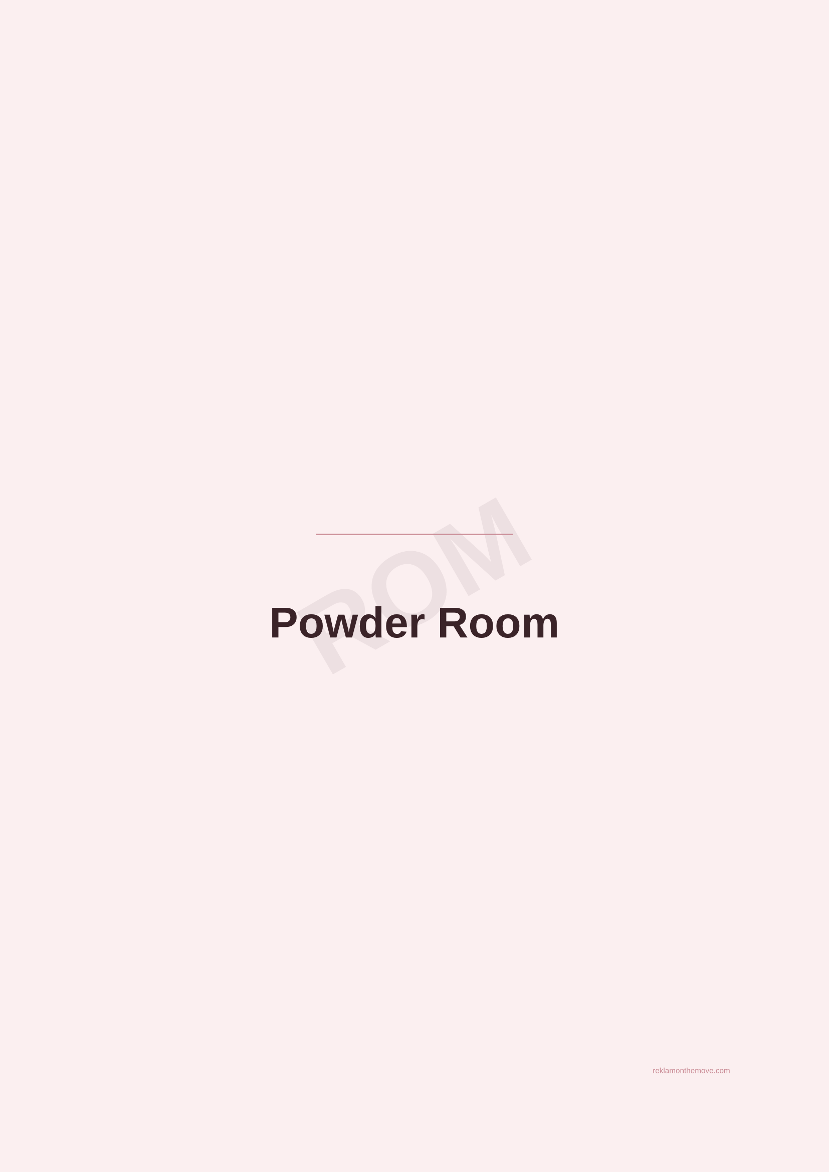 Powder Room · Gül — ROM dijital ürün önizlemesi (filigranlı)