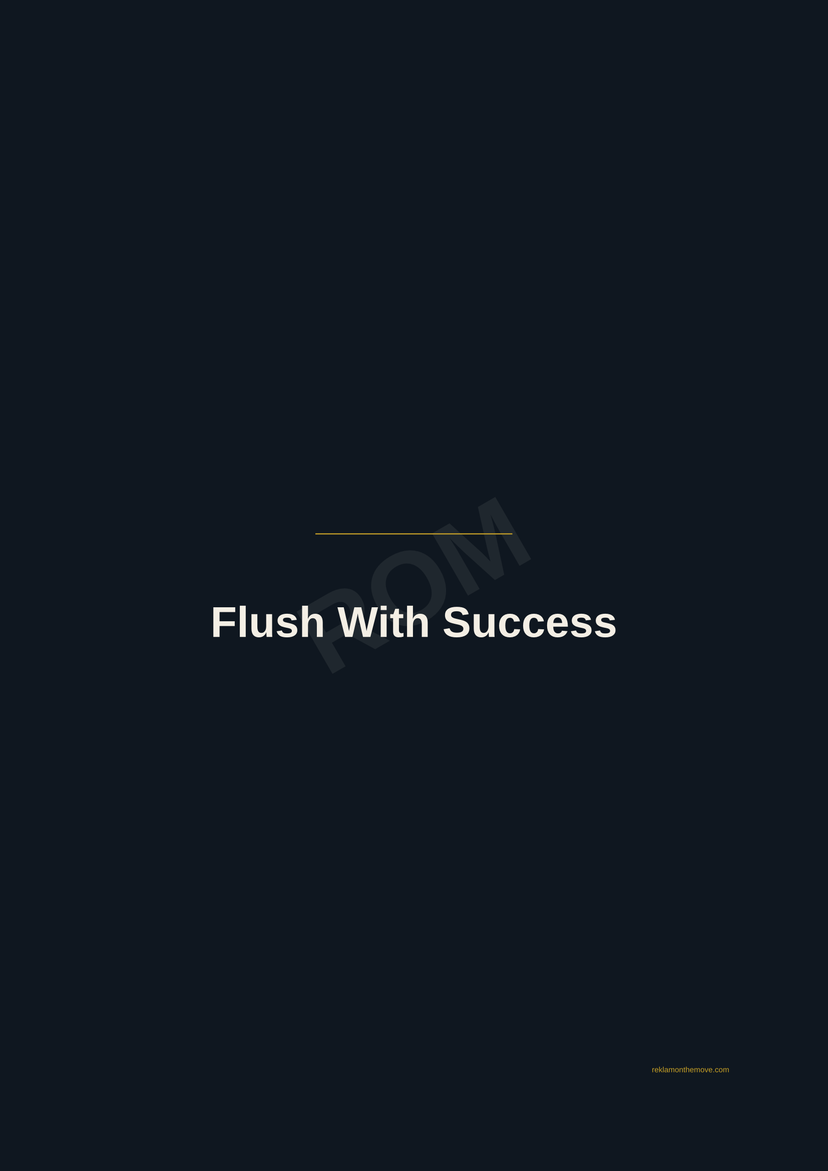 Flush With Success · Gece — ROM dijital ürün önizlemesi (filigranlı)
