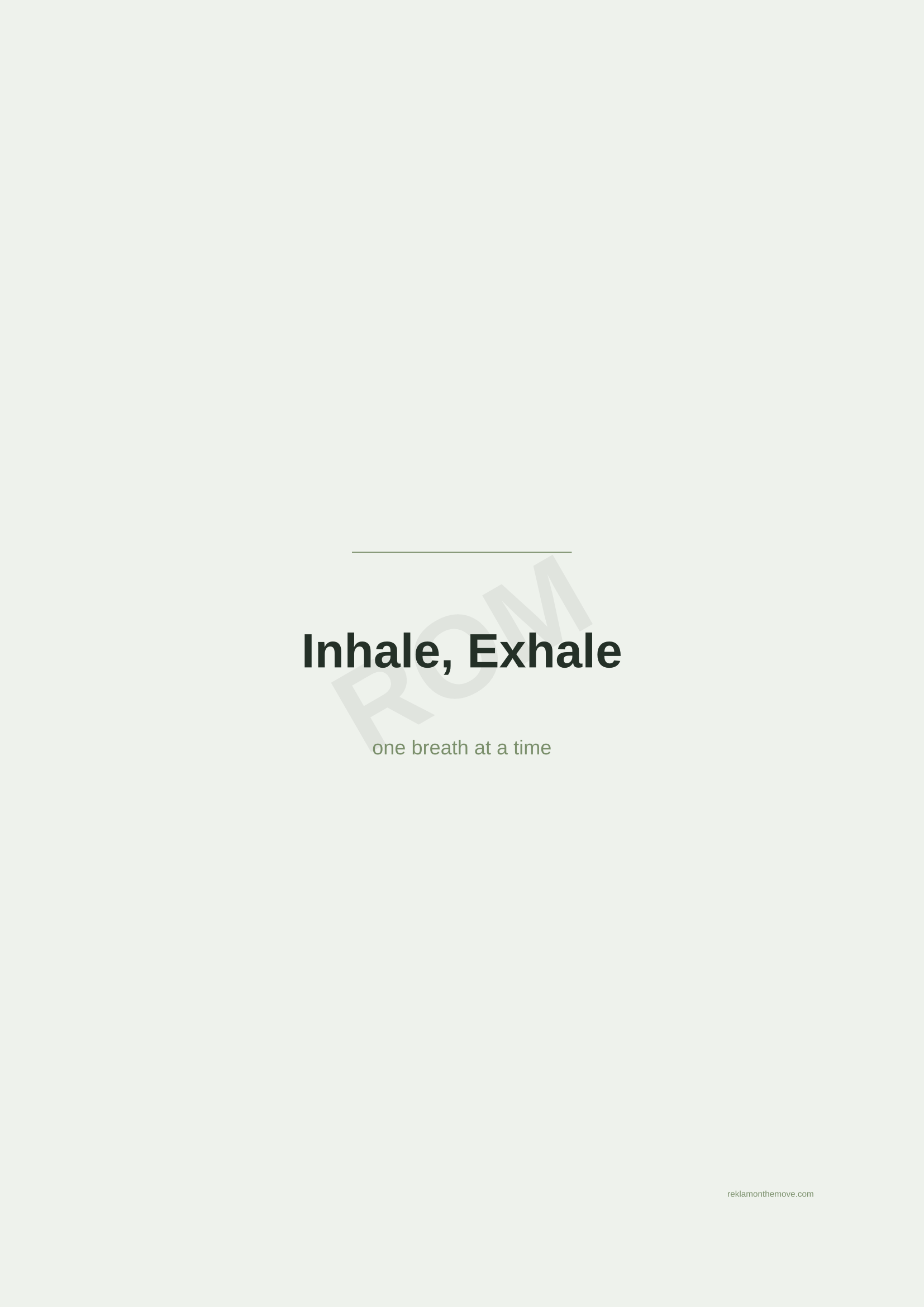 Inhale, Exhale · Adaçayı — ROM dijital ürün önizlemesi (filigranlı)