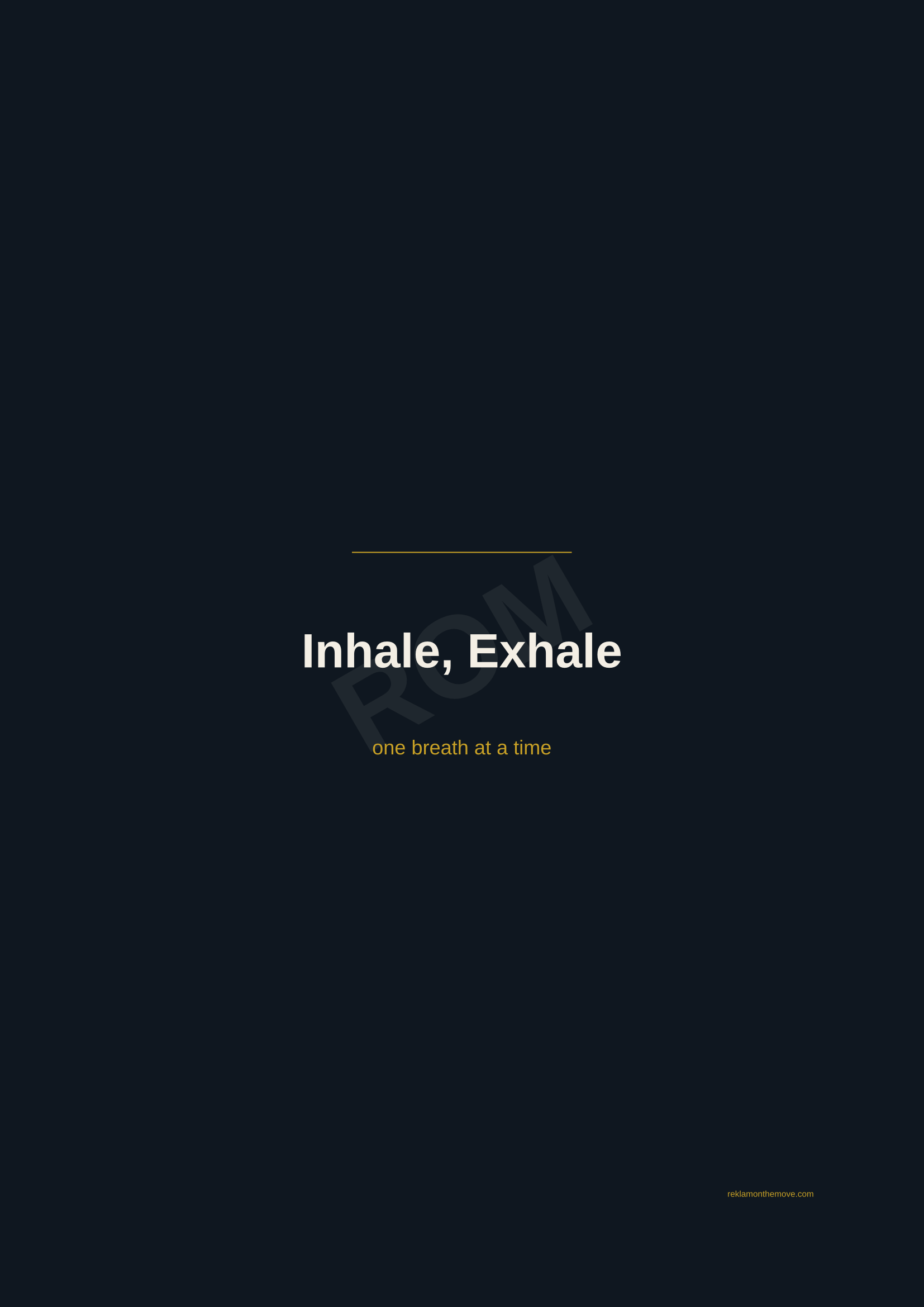 Inhale, Exhale · Gece — ROM dijital ürün önizlemesi (filigranlı)