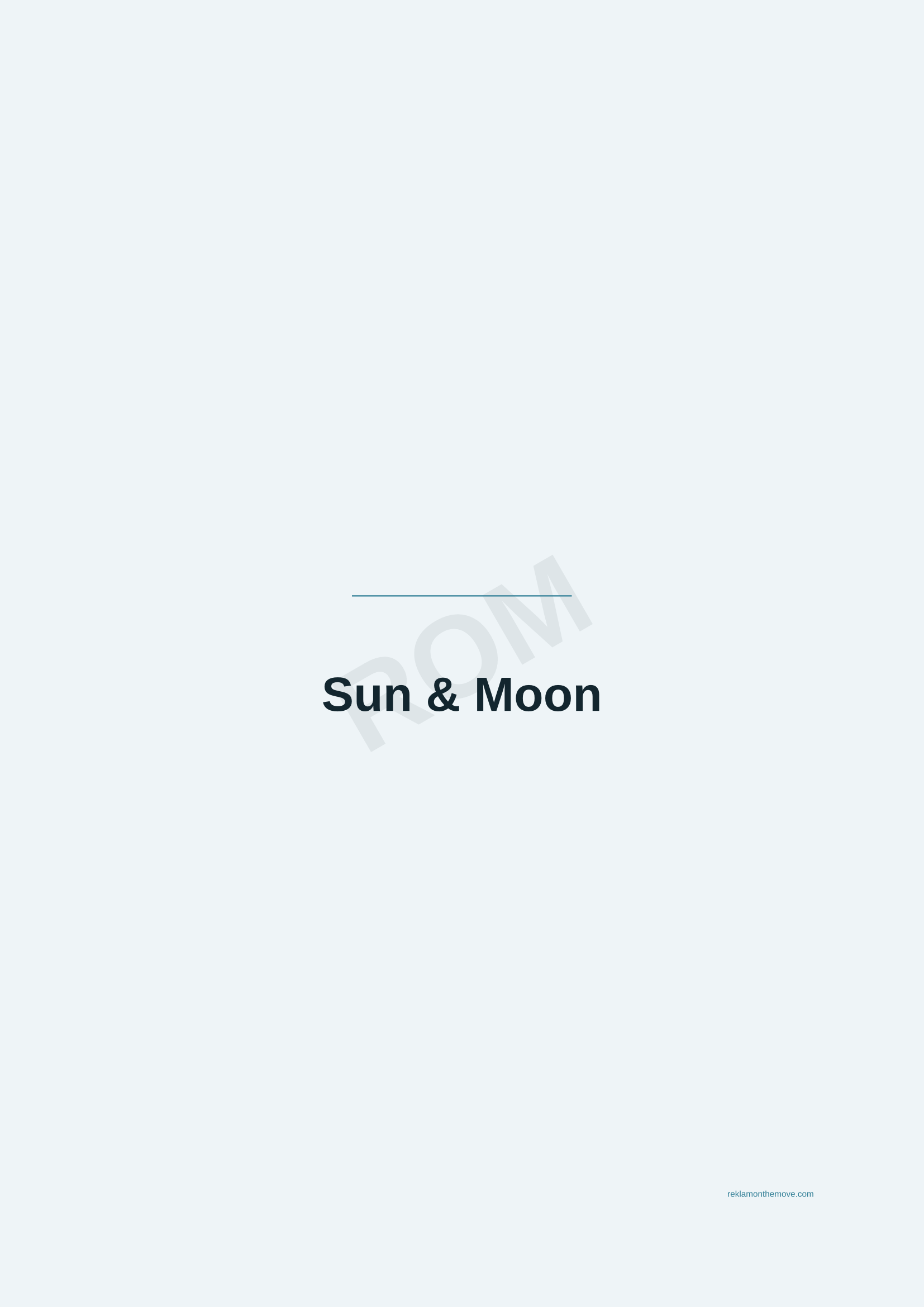Sun & Moon · Okyanus — ROM dijital ürün önizlemesi (filigranlı)