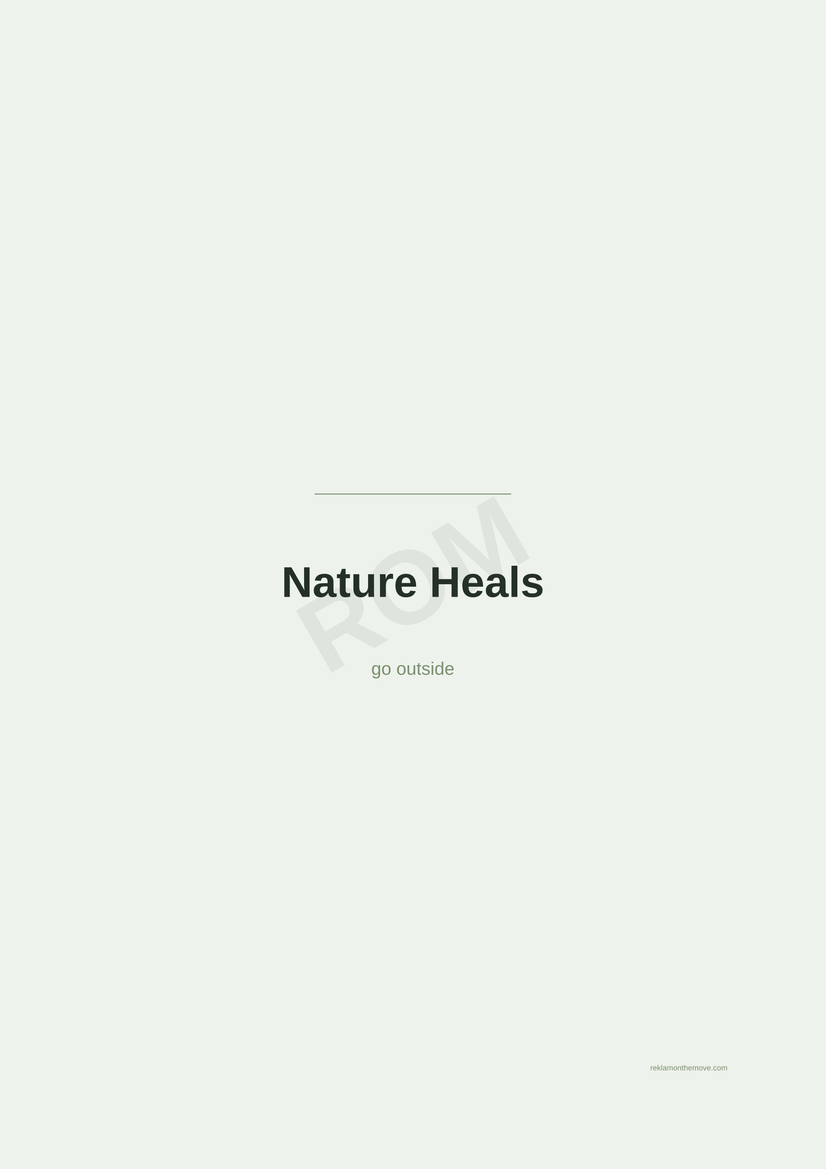 Nature Heals · Adaçayı — ROM dijital ürün önizlemesi (filigranlı)