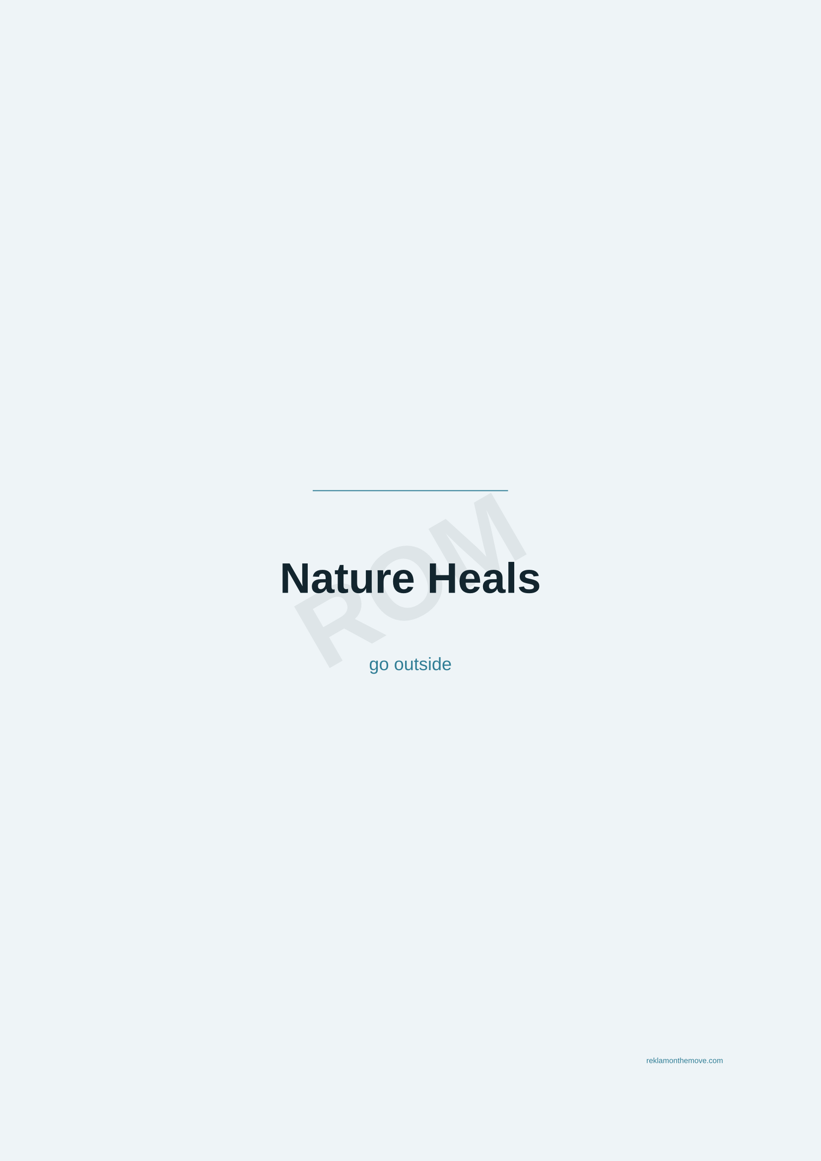 Nature Heals · Okyanus — ROM dijital ürün önizlemesi (filigranlı)