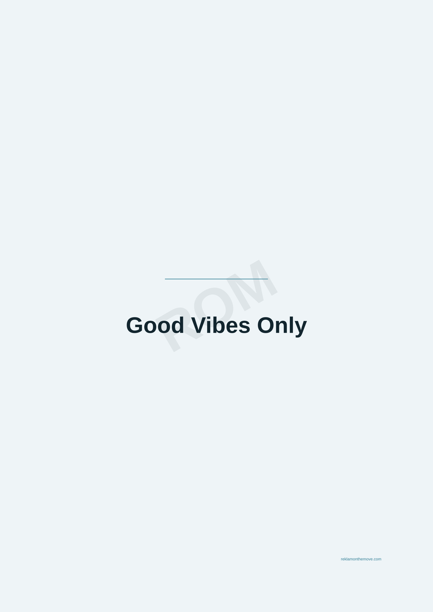 Good Vibes Only · Okyanus — ROM dijital ürün önizlemesi (filigranlı)