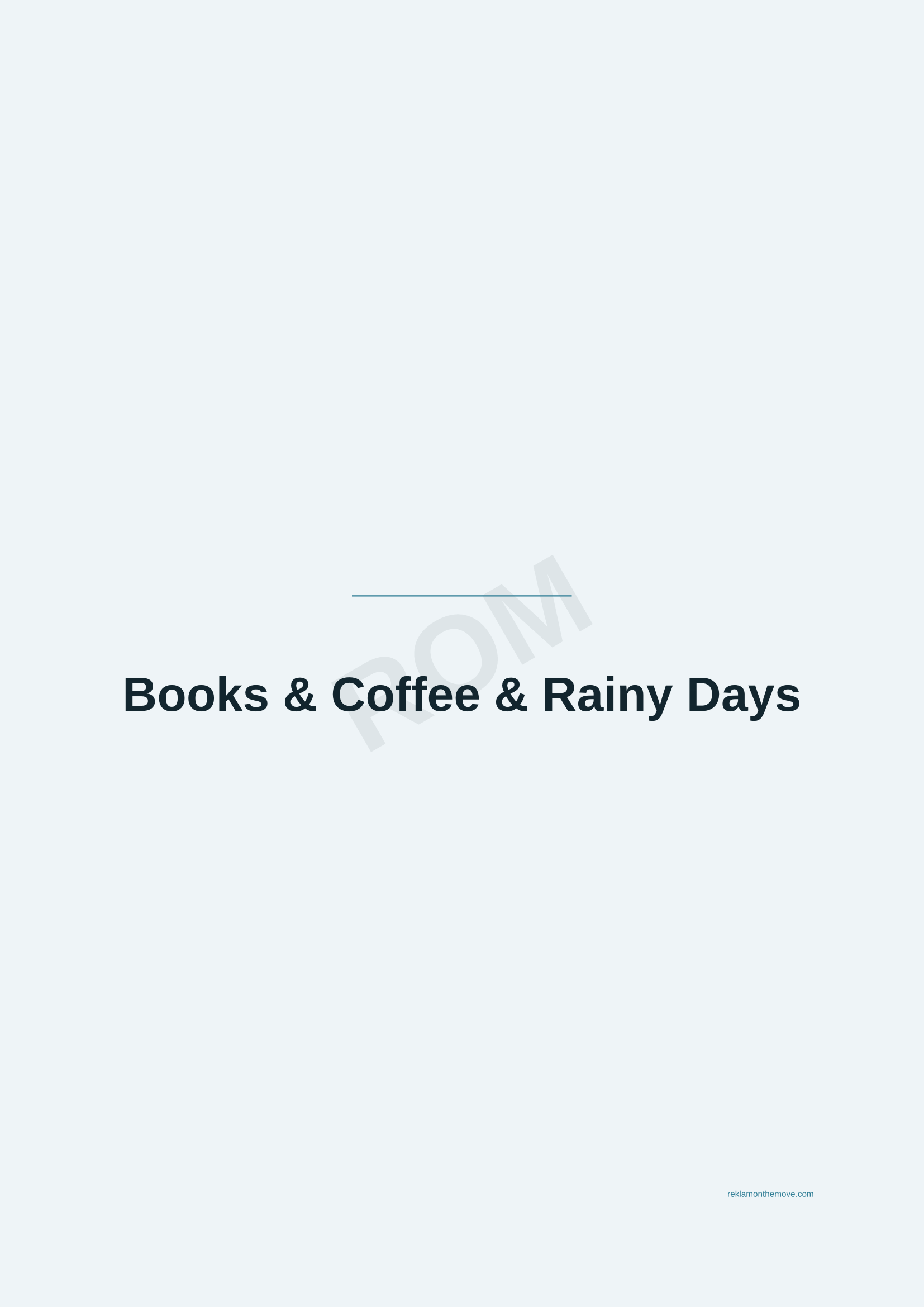 Books & Coffee & Rainy Days · Okyanus — ROM dijital ürün önizlemesi (filigranlı)