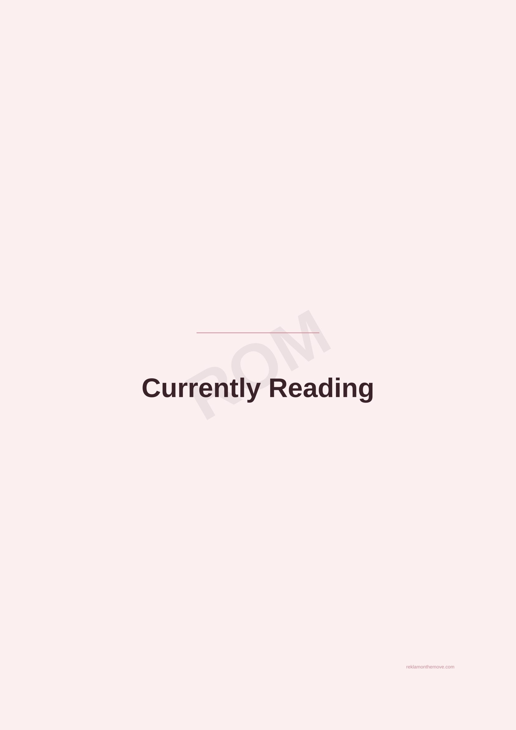 Currently Reading · Gül — ROM dijital ürün önizlemesi (filigranlı)