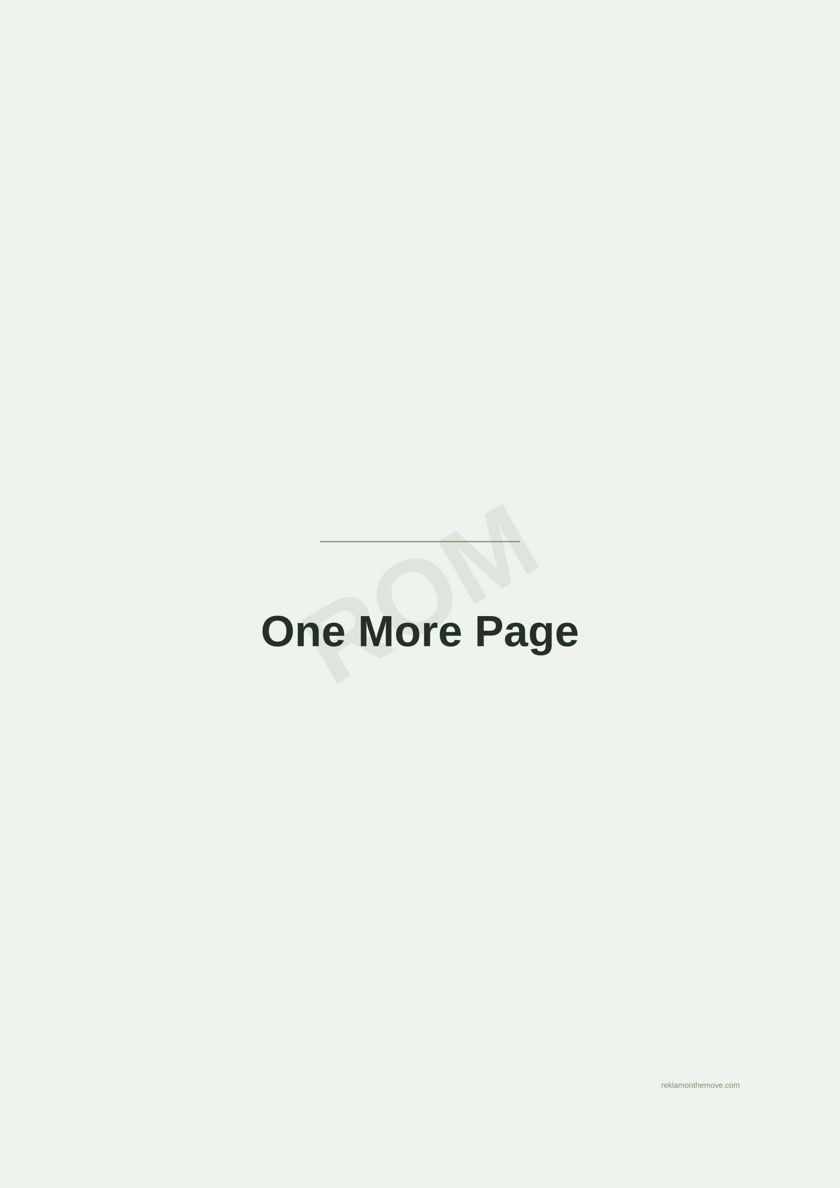 One More Page · Adaçayı — ROM dijital ürün önizlemesi (filigranlı)