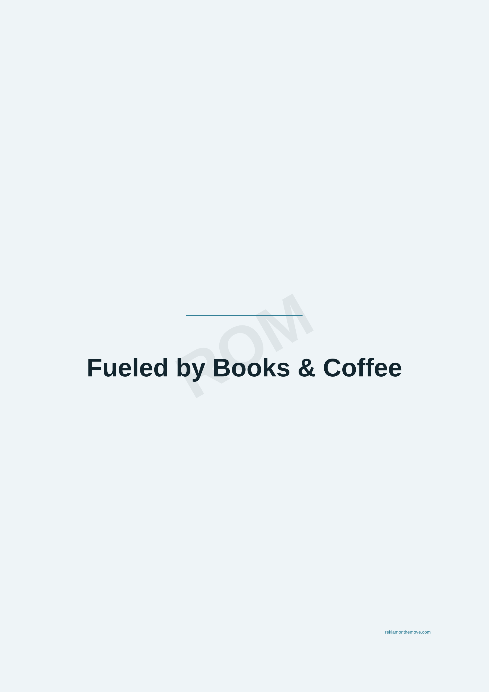Fueled by Books & Coffee · Okyanus — ROM dijital ürün önizlemesi (filigranlı)