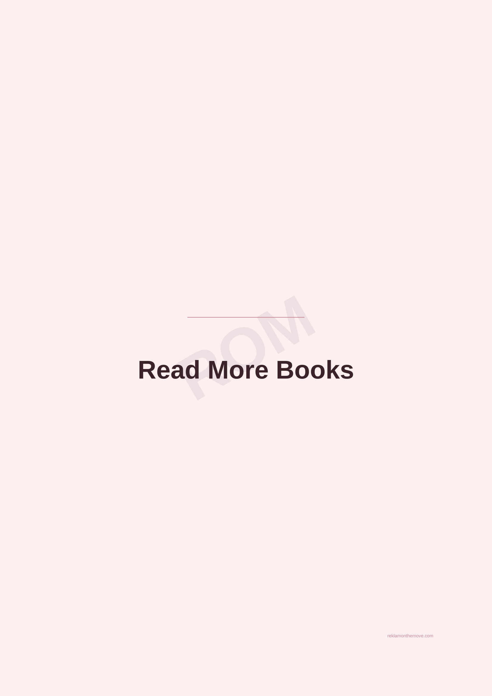 Read More Books · Gül — ROM dijital ürün önizlemesi (filigranlı)