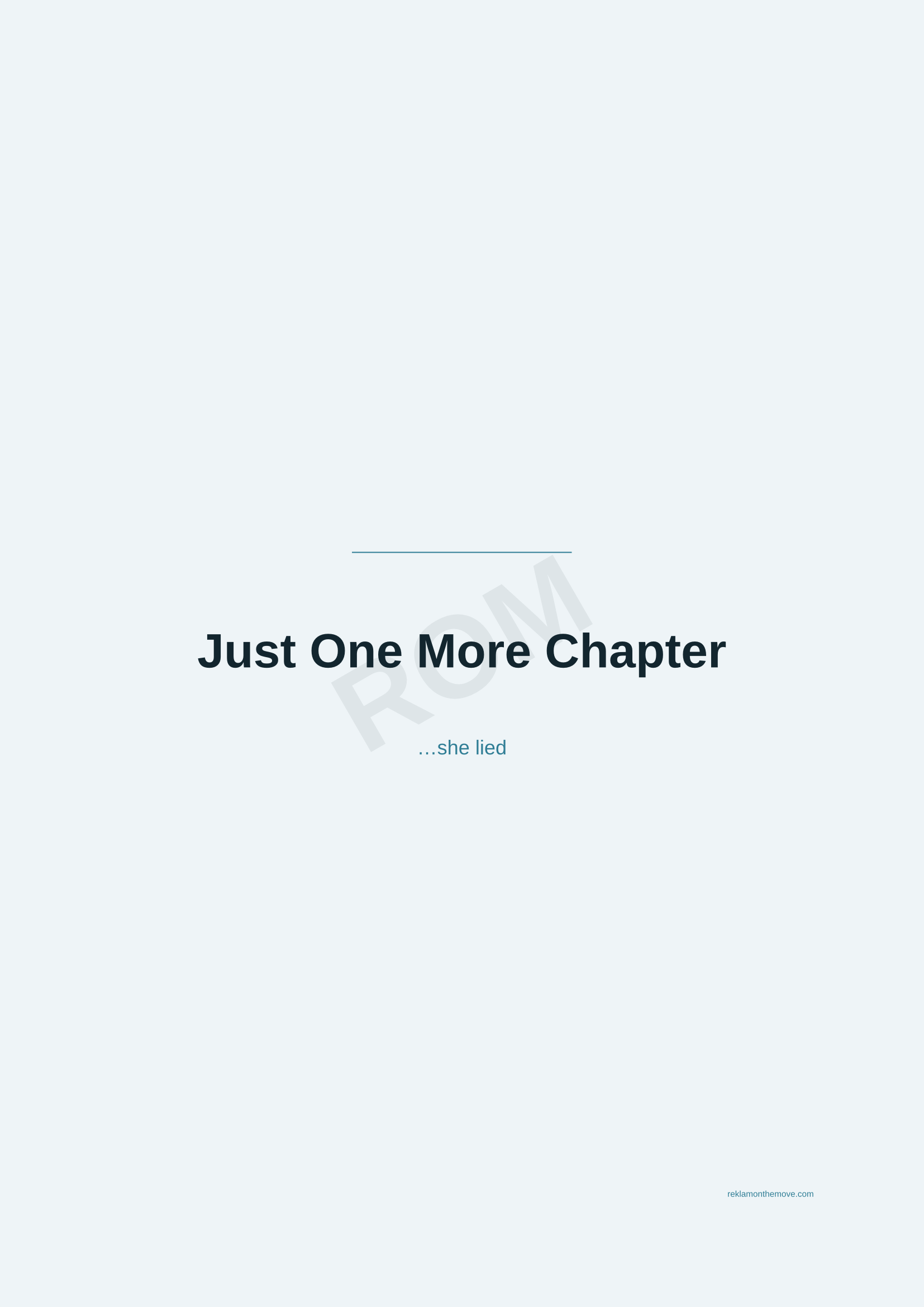 Just One More Chapter · Okyanus — ROM dijital ürün önizlemesi (filigranlı)