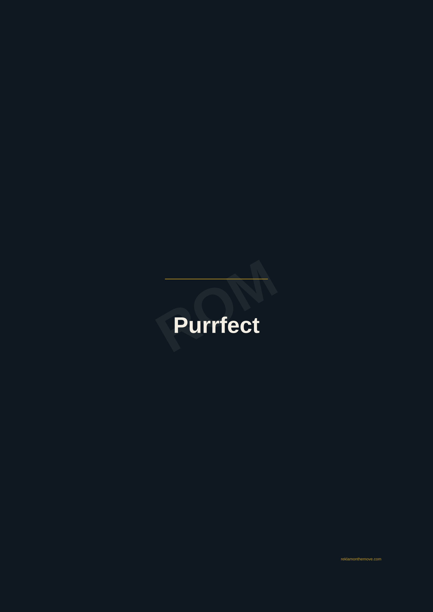 Purrfect · Gece — ROM dijital ürün önizlemesi (filigranlı)