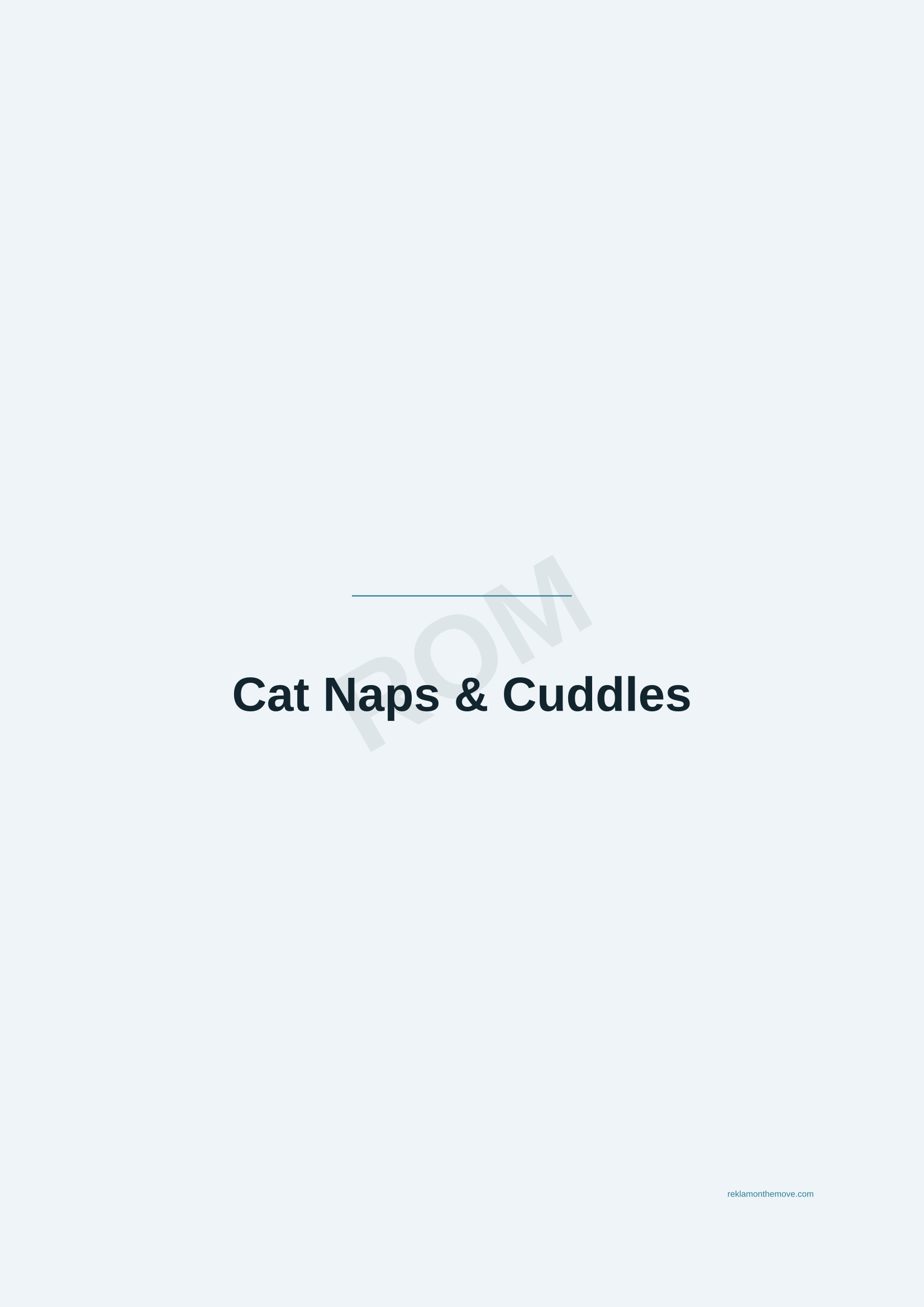 Cat Naps & Cuddles · Okyanus — ROM dijital ürün önizlemesi (filigranlı)