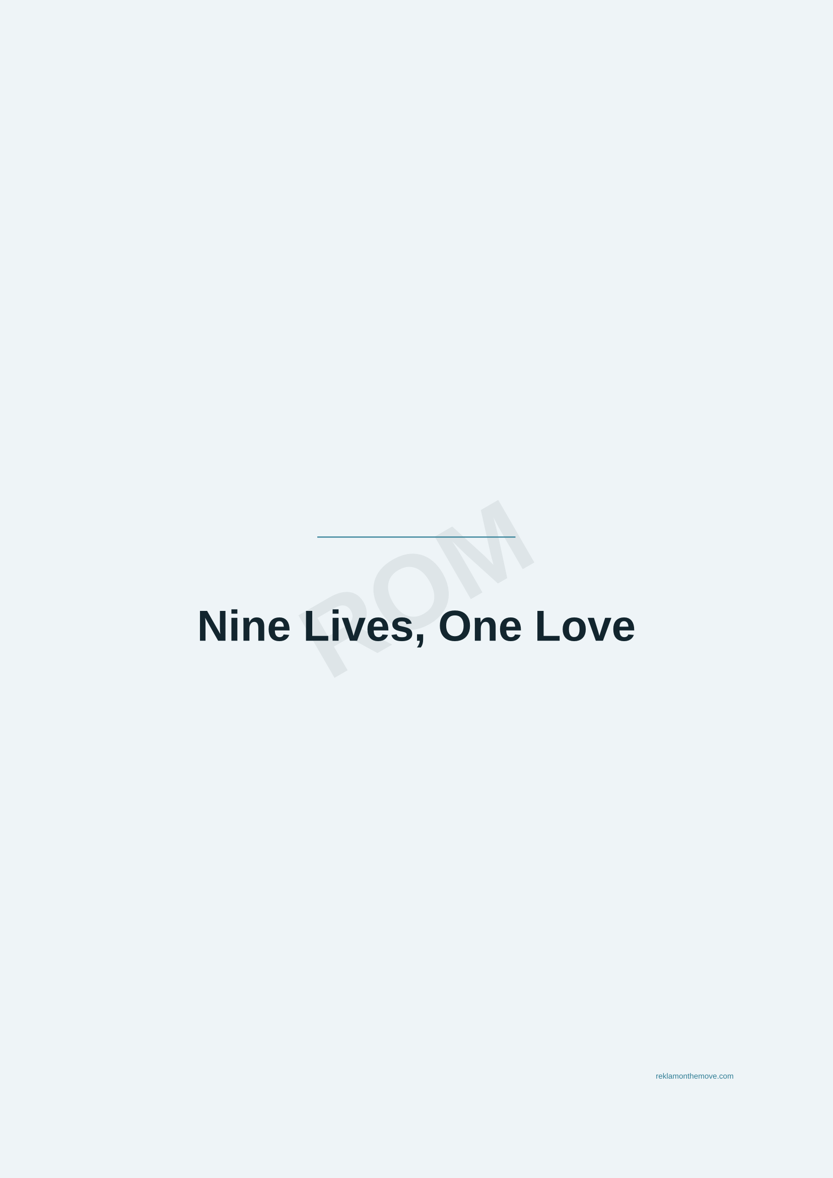 Nine Lives, One Love · Okyanus — ROM dijital ürün önizlemesi (filigranlı)