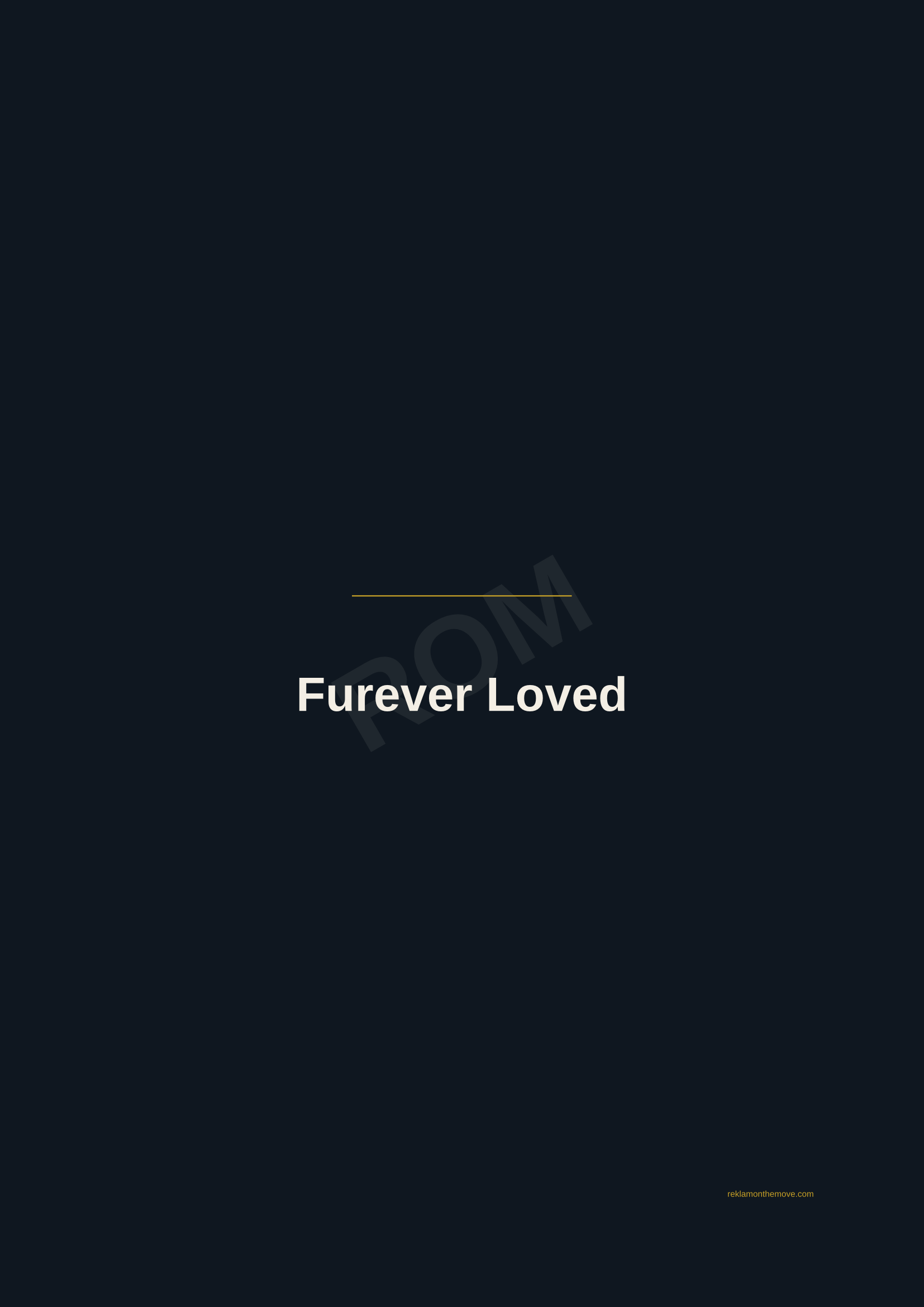 Furever Loved · Gece — ROM dijital ürün önizlemesi (filigranlı)