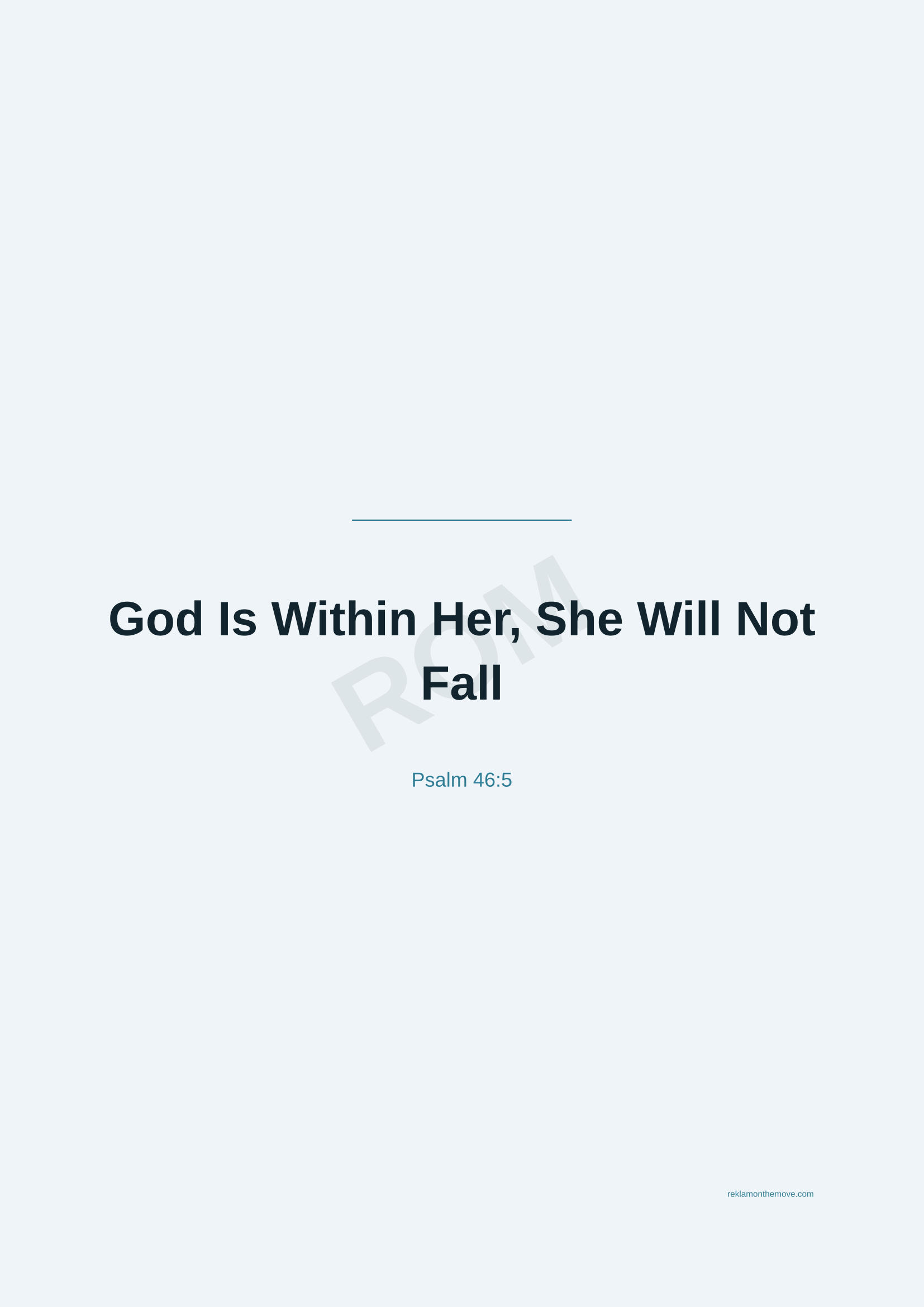 God Is Within Her, She Will Not Fall · Okyanus — ROM dijital ürün önizlemesi (filigranlı)