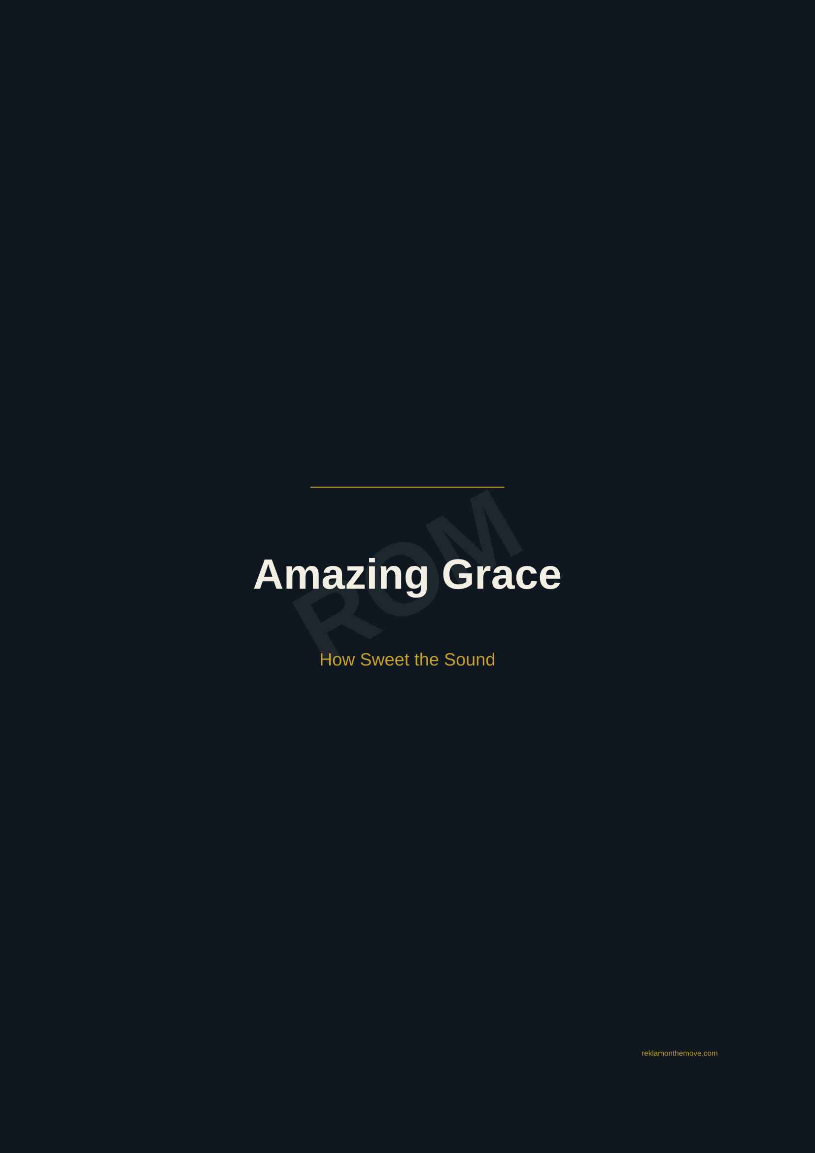 Amazing Grace · Gece — ROM dijital ürün önizlemesi (filigranlı)