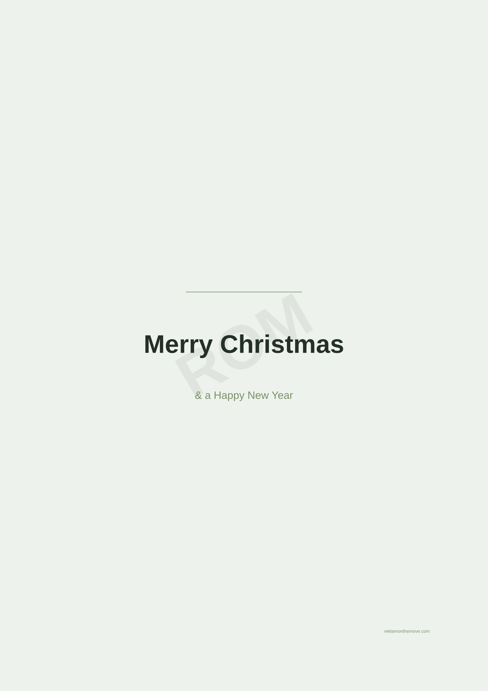Merry Christmas · Adaçayı — ROM dijital ürün önizlemesi (filigranlı)