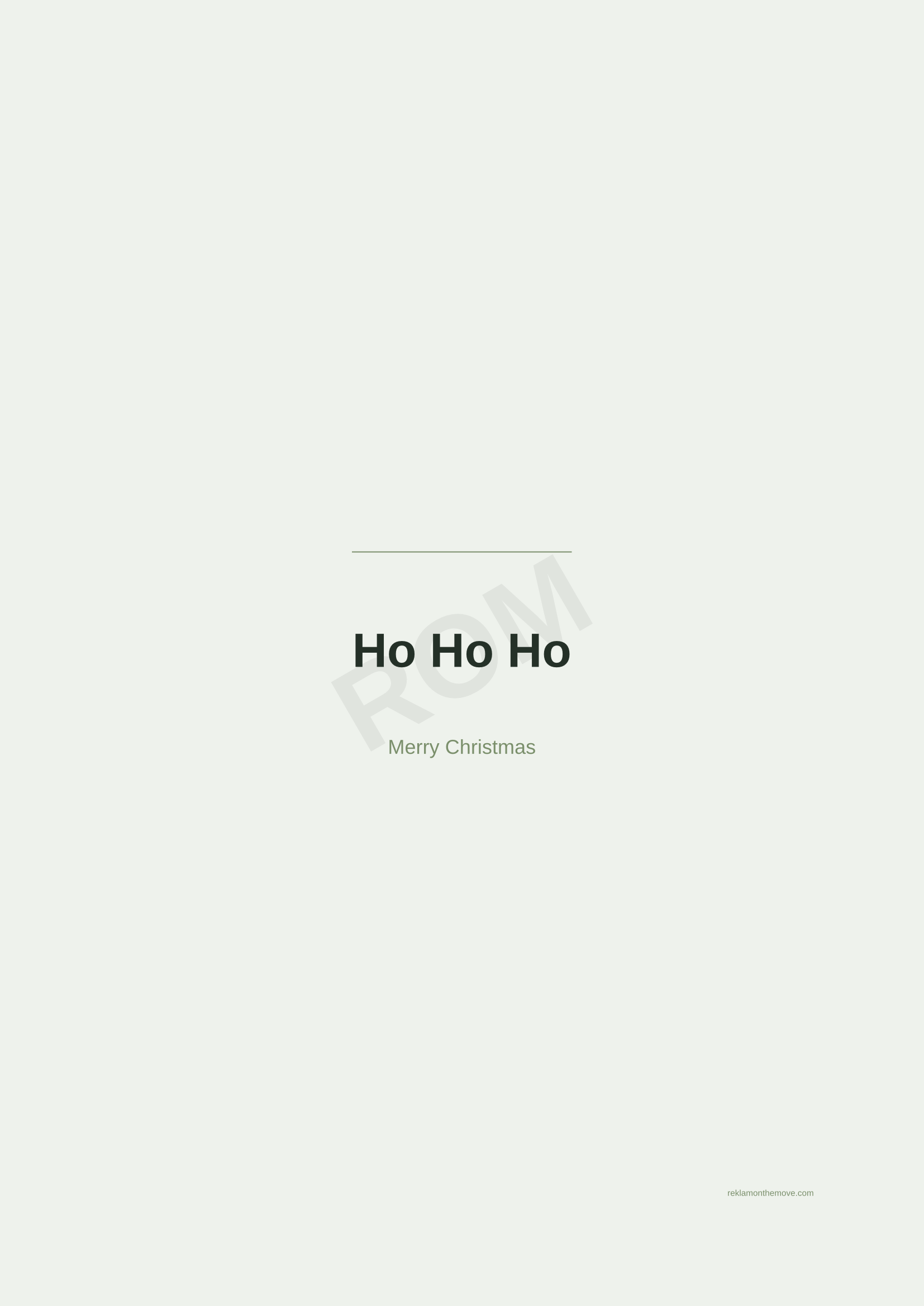 Ho Ho Ho · Adaçayı — ROM dijital ürün önizlemesi (filigranlı)